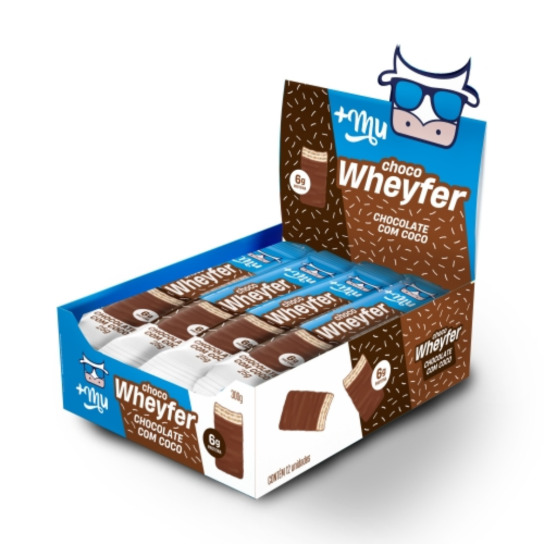 Detalhes do produto Choc Wheyfer 25Gr Mais Mu Choc.coco