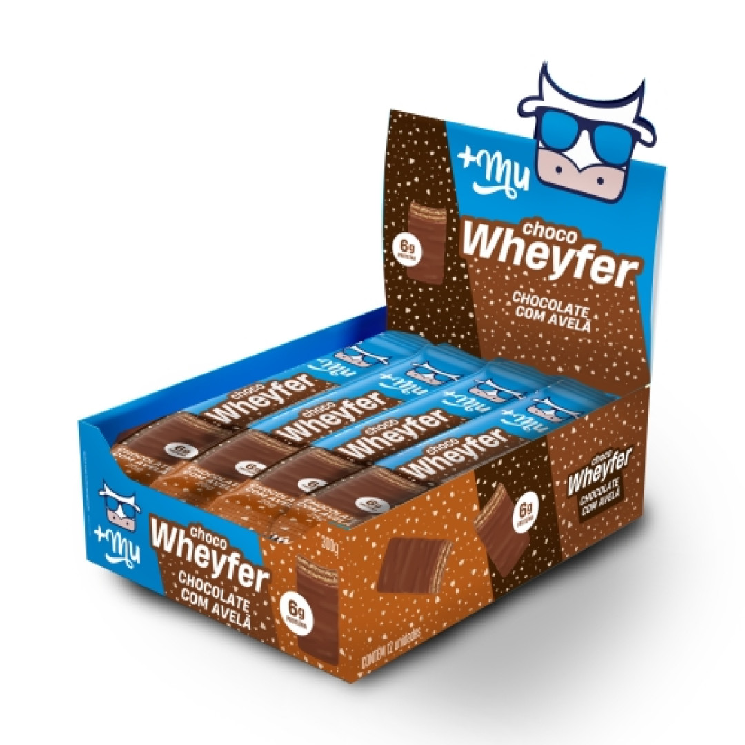 Detalhes do produto Choc Wheyfer 25Gr Mais Mu Choc.avela