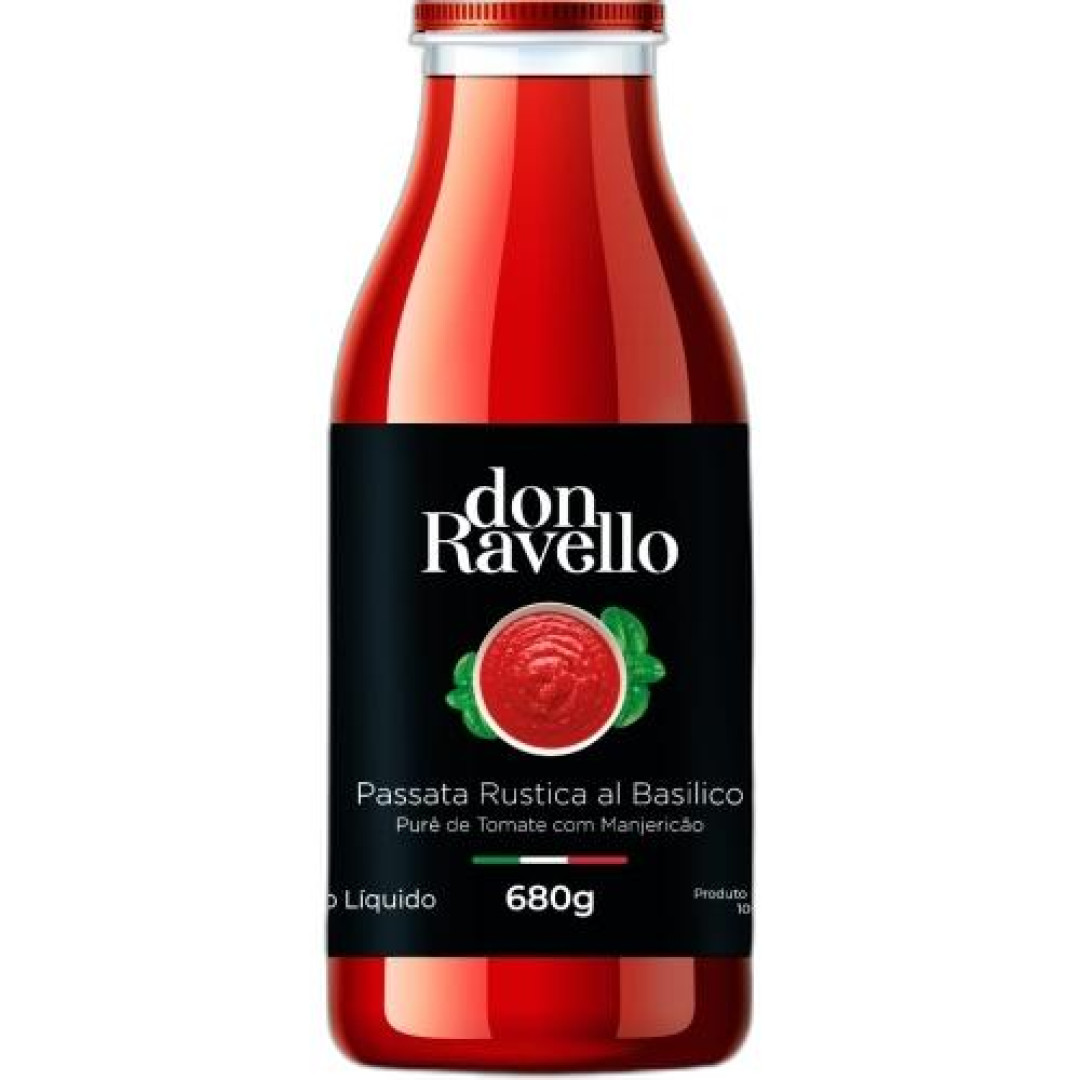 Detalhes do produto Passata Tomate 680Gr Don Ravello Rustica