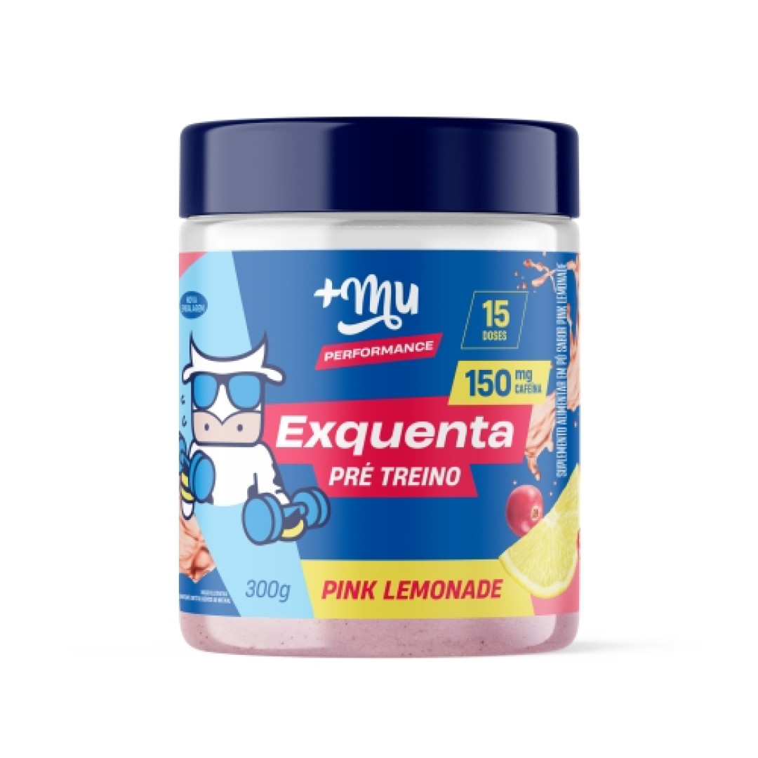Detalhes do produto Pre Treino Exquenta Pt 300G Mais Mu Pink Limonade