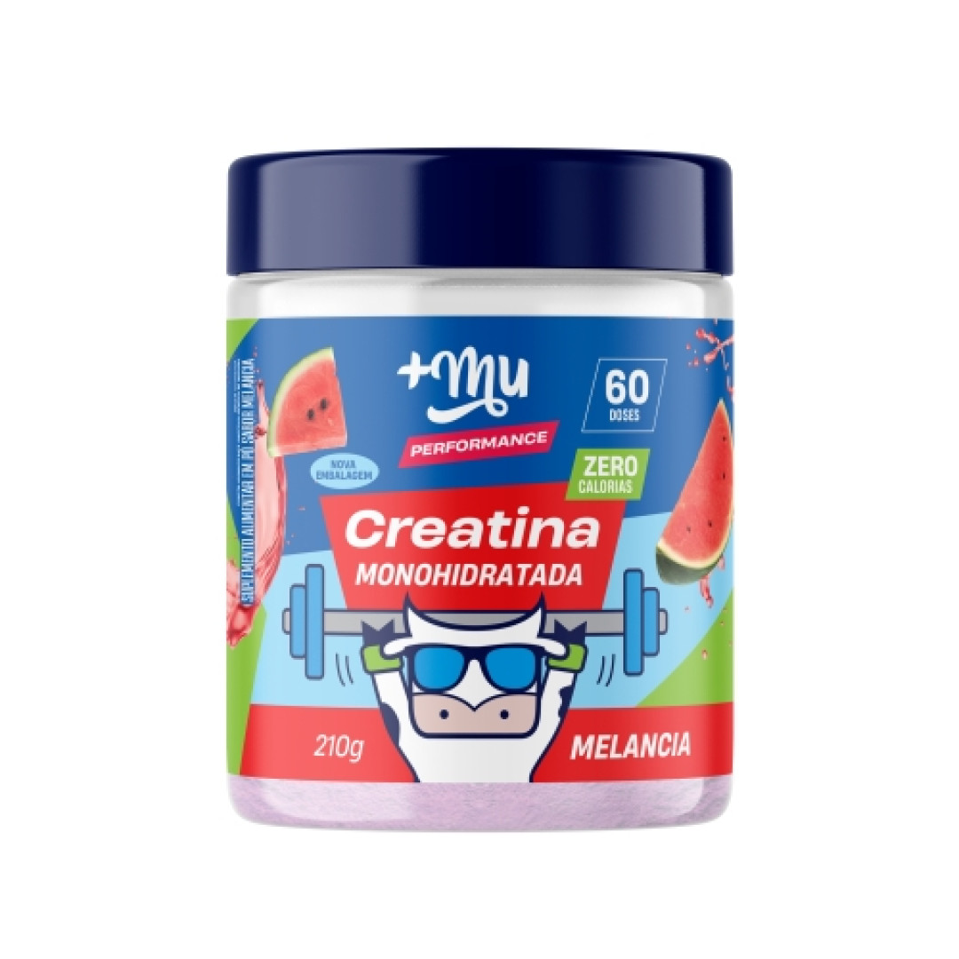 Detalhes do produto Creatina Monohidratada 210Gr Mais Mu Melancia