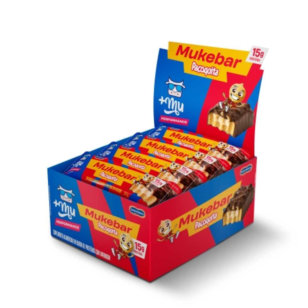 Detalhes do produto Barra Proteina Mukebar Pacoquita 60G Mai .