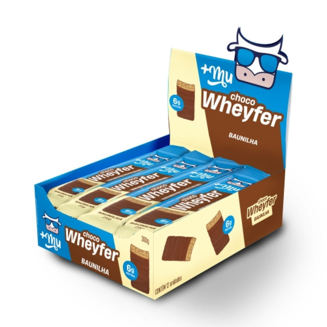 Detalhes do produto Choc Wheyfer 25Gr Mais Mu Baunilha