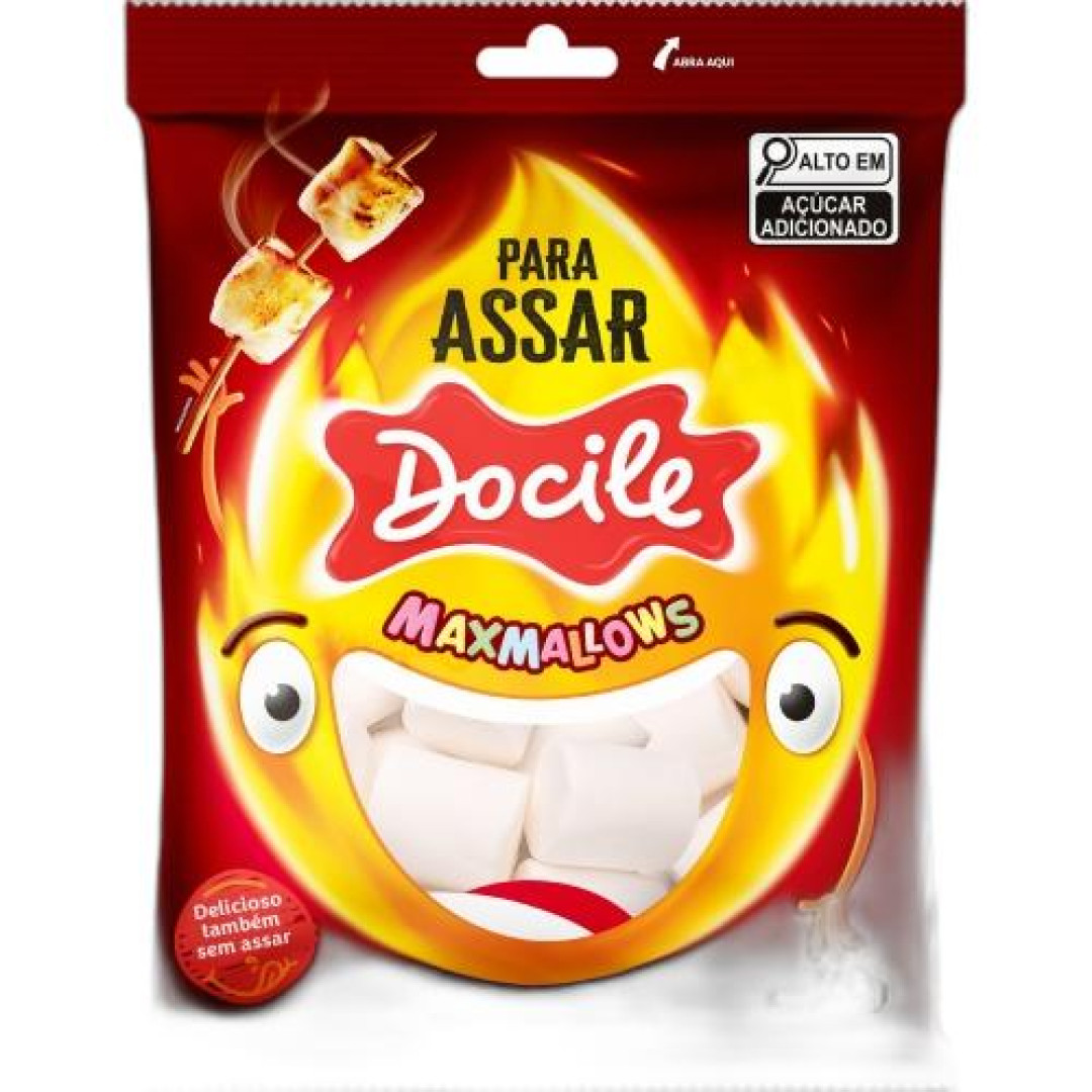 Detalhes do produto Marshmallow Tubo Para Assar 220Gr Docile Baunilha