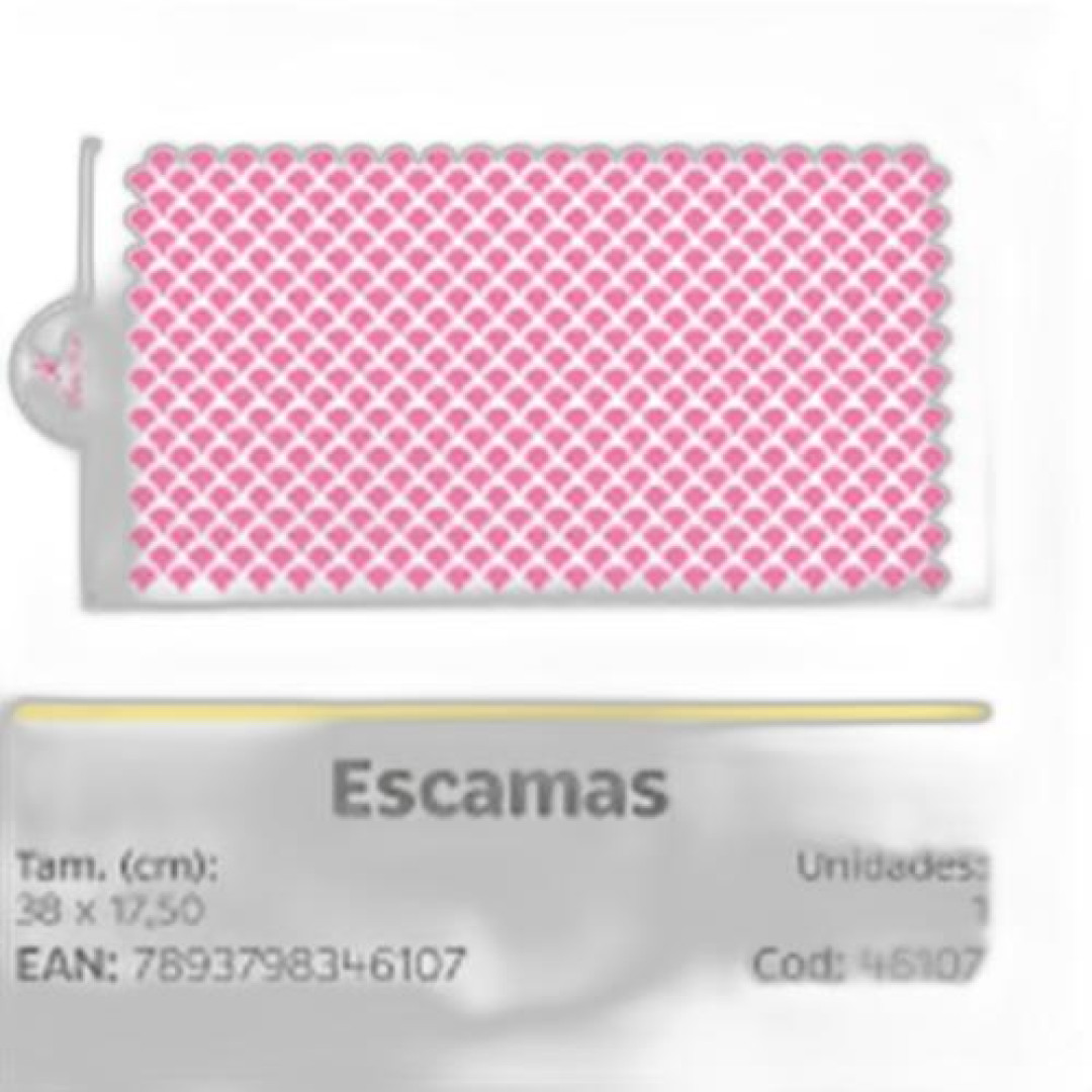 Detalhes do produto X Stencil Escamas 1Un Bluestar .