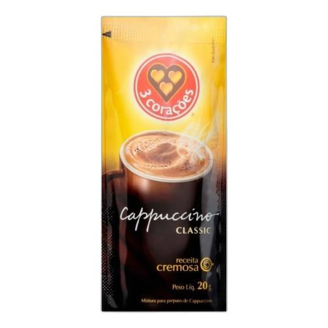 Detalhes do produto Cappuccino 50X20Gr Tres Coracoes Classic
