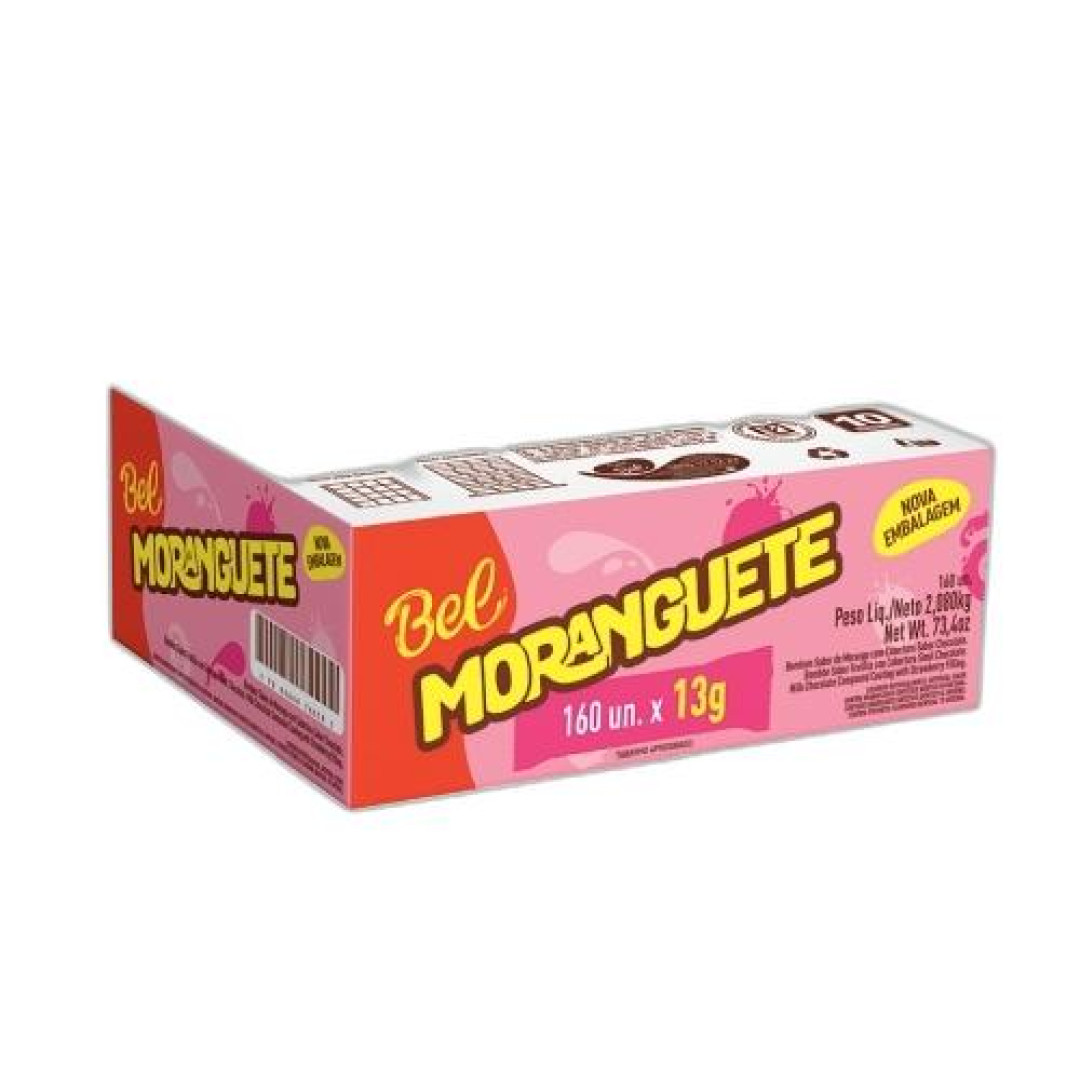 Detalhes do produto Choc Moranguete 160X13Gr Bel Morango