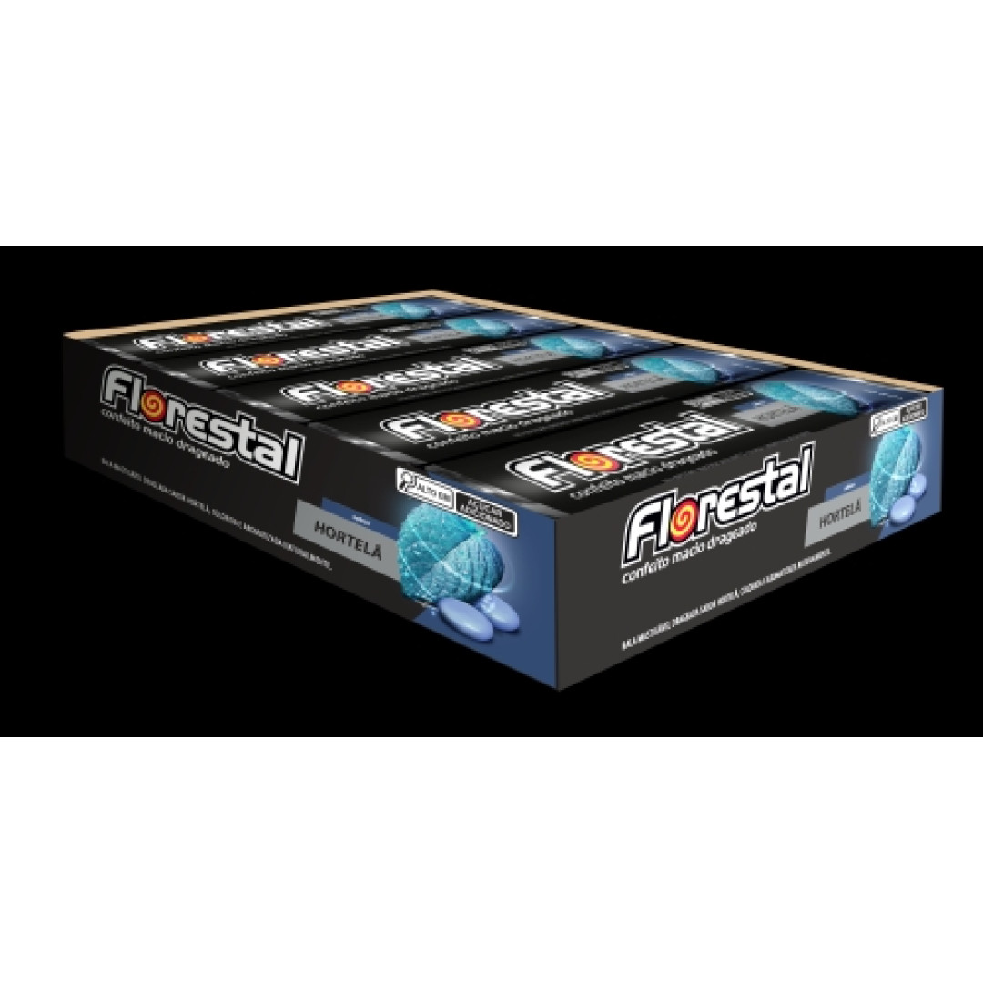 Detalhes do produto Drops Drageado 10Un Florestal Hortela