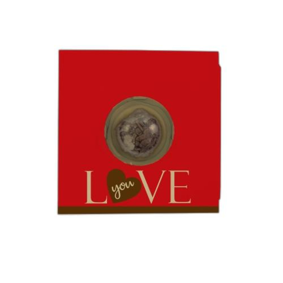 Detalhes do produto Cartao P/bombom Love You 1Un Packpel Sortido Pascoa