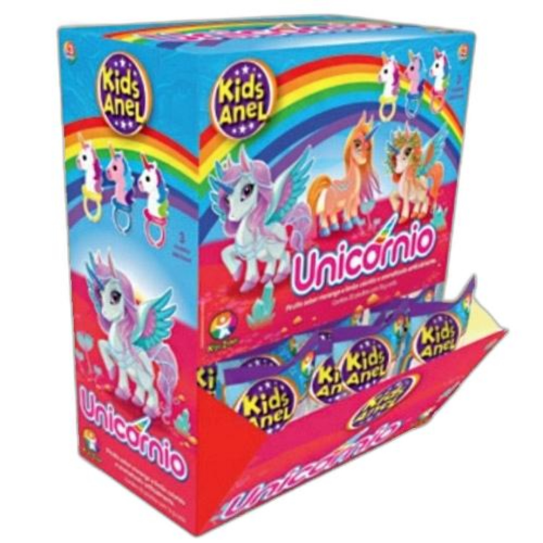 Detalhes do produto X Pirl Anel Unicornio 32X13Gr Kids Zon Sortidos