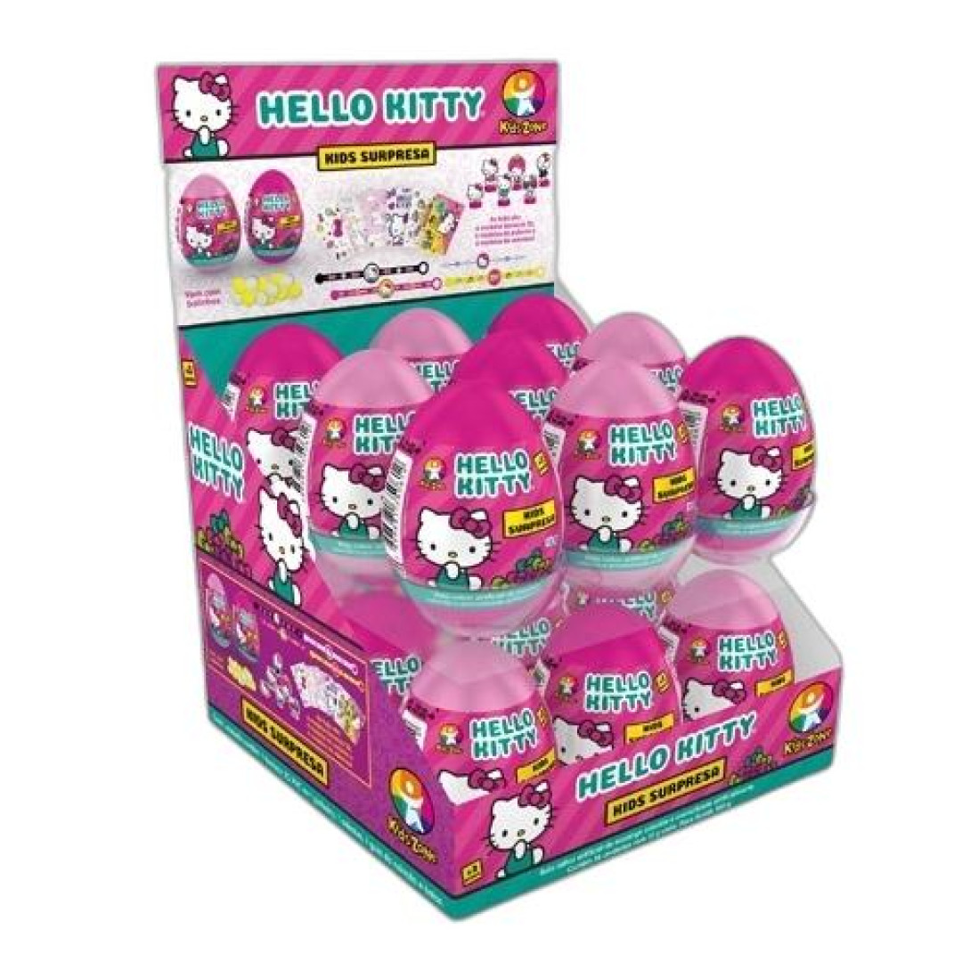 Detalhes do produto Ovo Surpresa Hello Kitty Dp 18Un Kids Zo Sortido