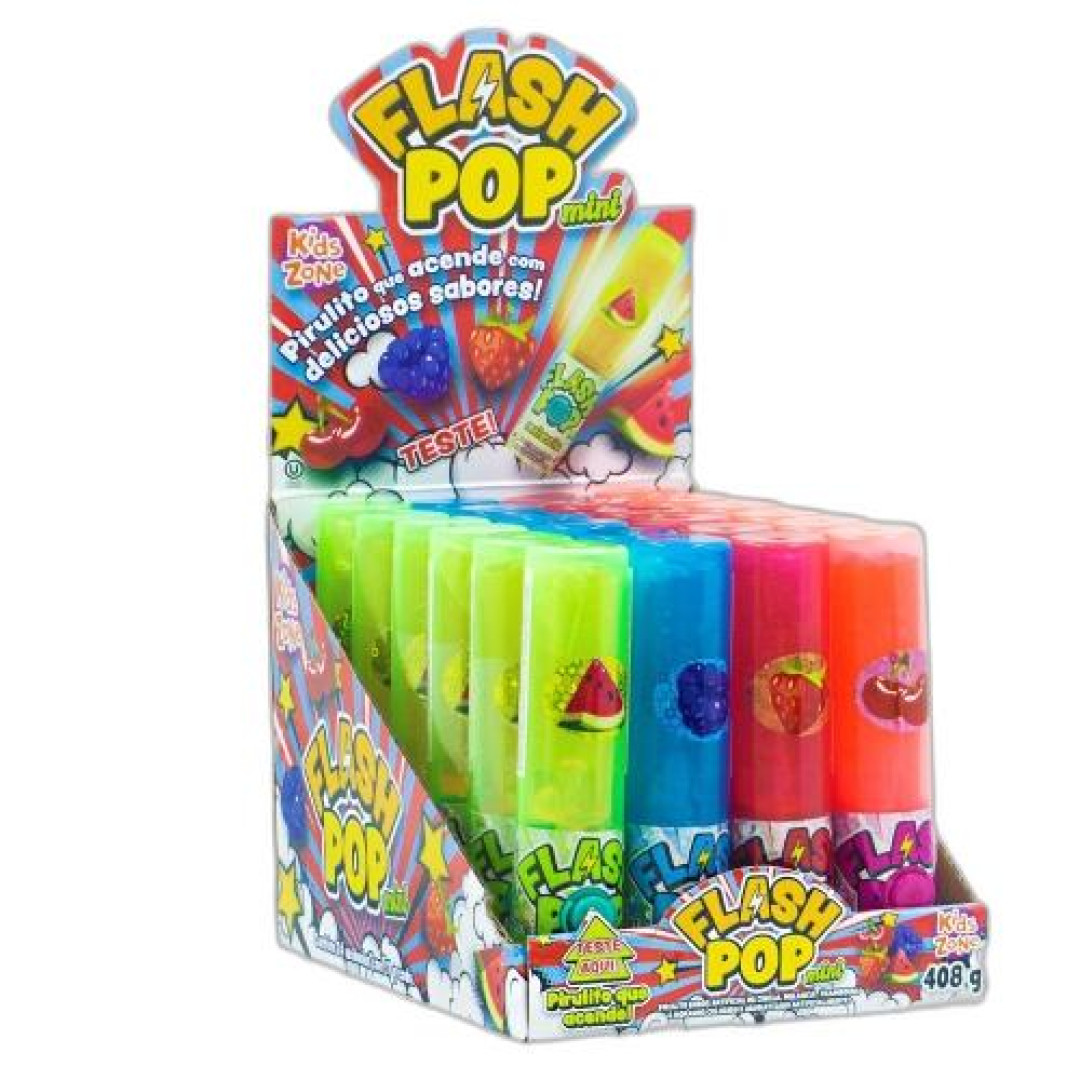 Detalhes do produto Pirl Flash Pop Mini Dp 24Un Kids Zone Sortido