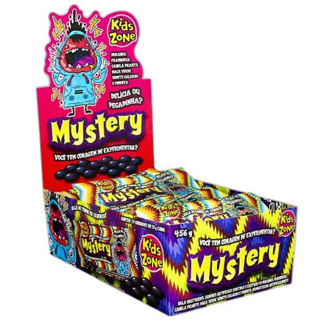 Detalhes do produto Bala Mystery Dp 24X19Gr Kids Zone Sortido