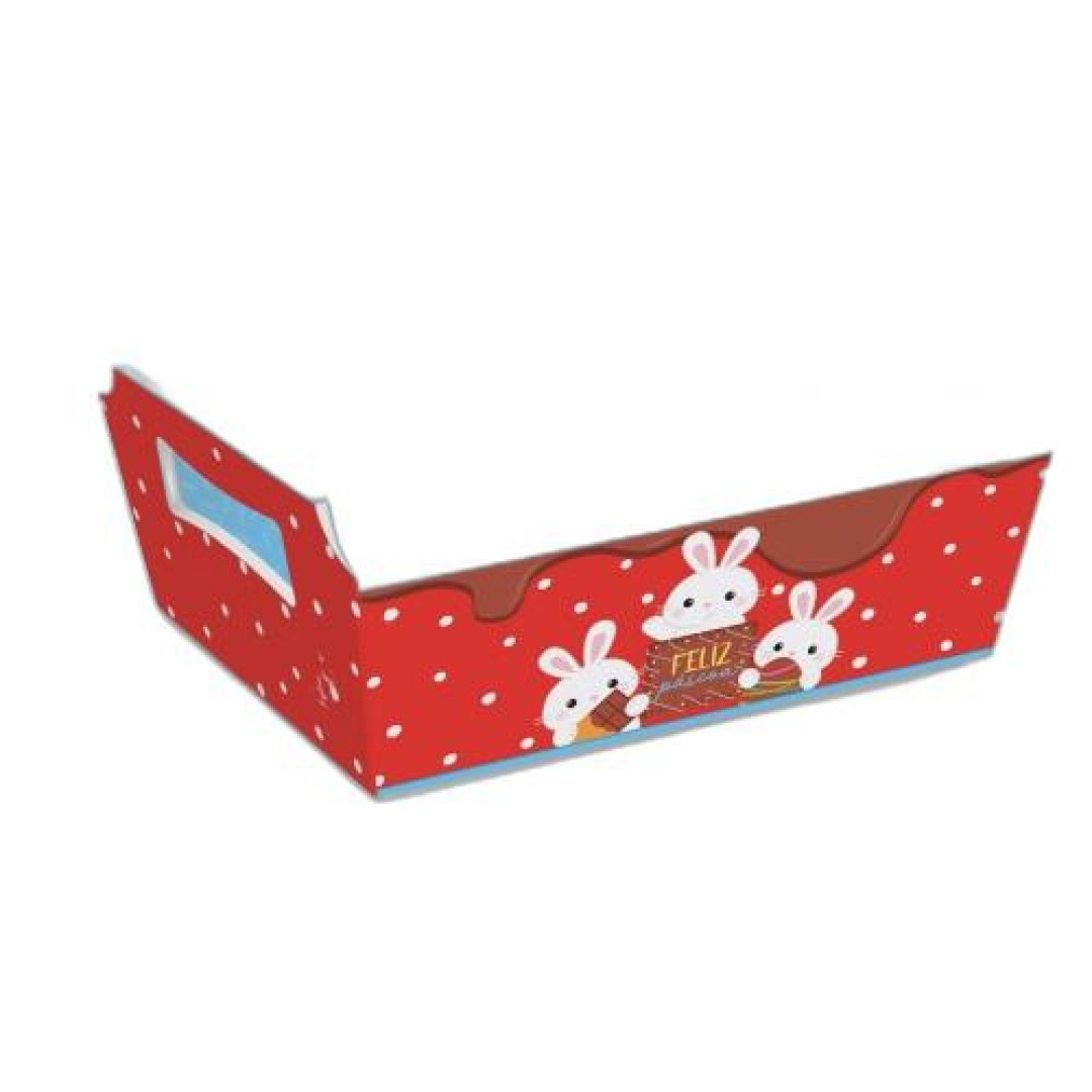 Detalhes do produto Cesta De Cartao Mg 27X18,5X9,5 1Un Pack Sortido Pascoa