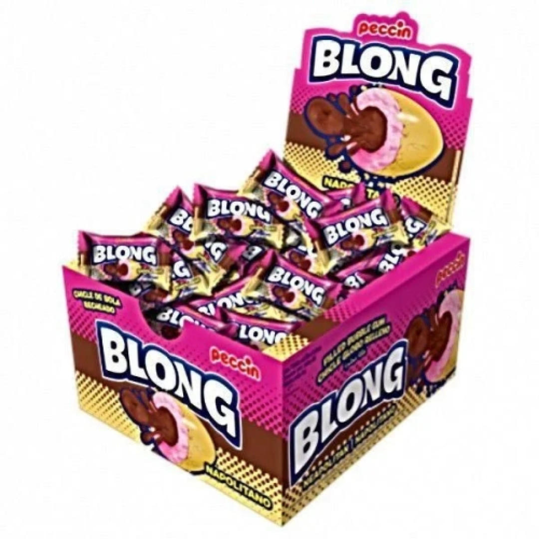 Detalhes do produto Chicle Blong 40Un Peccin Napolitano