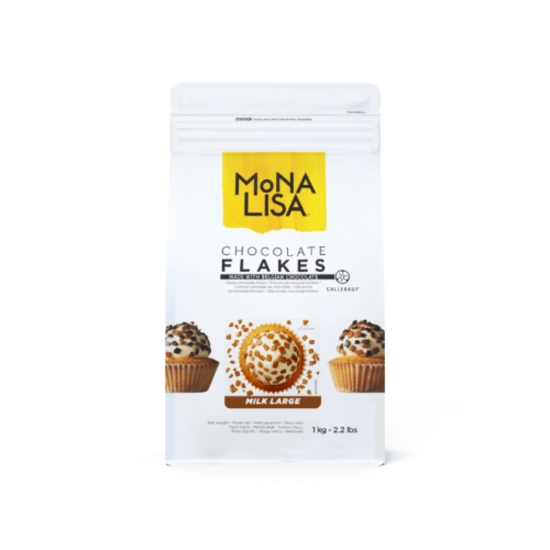 Detalhes do produto Choc Raspas Monalisa Flakes 1Kg Calleb Leite