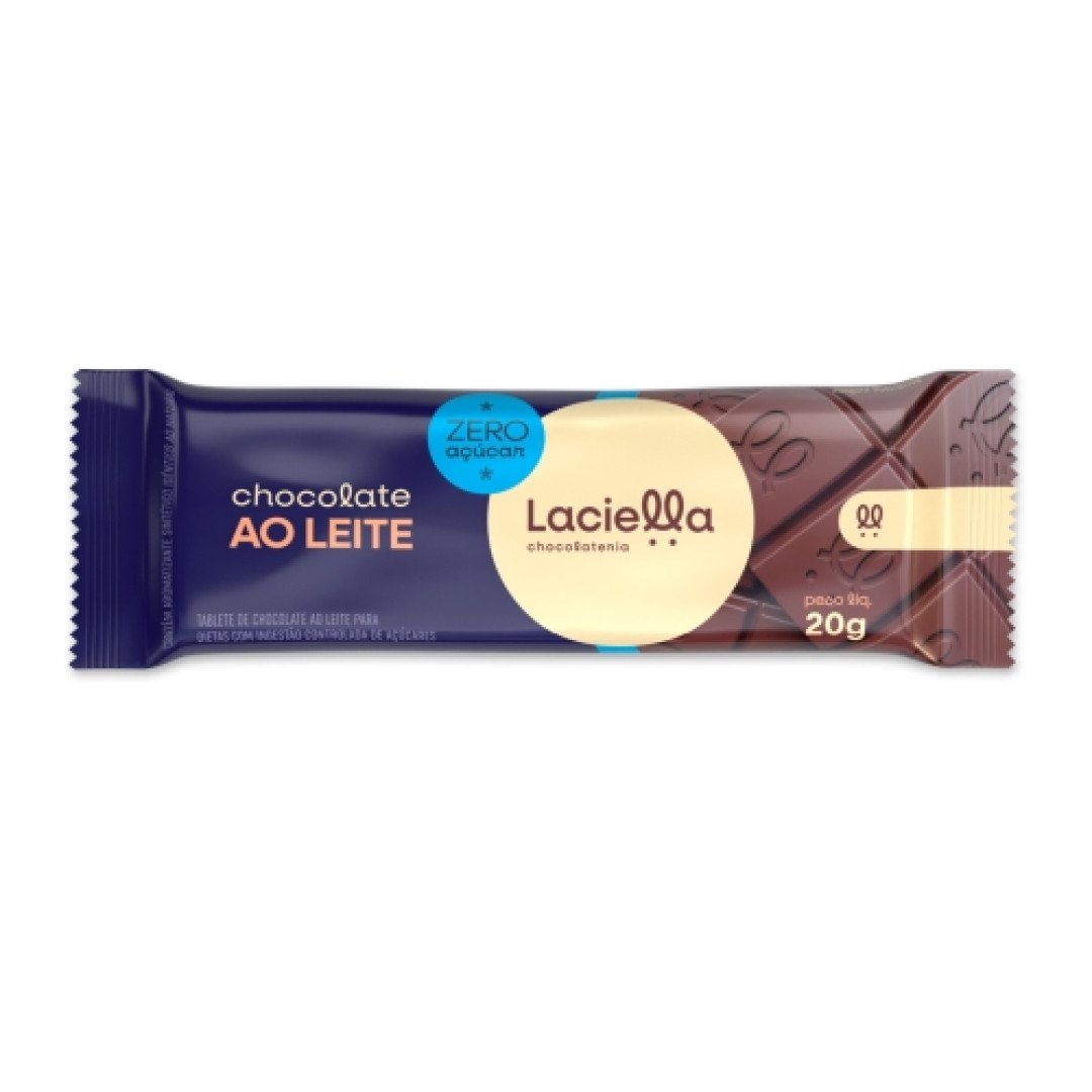 Detalhes do produto Choc Laciella Zero Acuc 20Gr Dum Dum Ao Leite