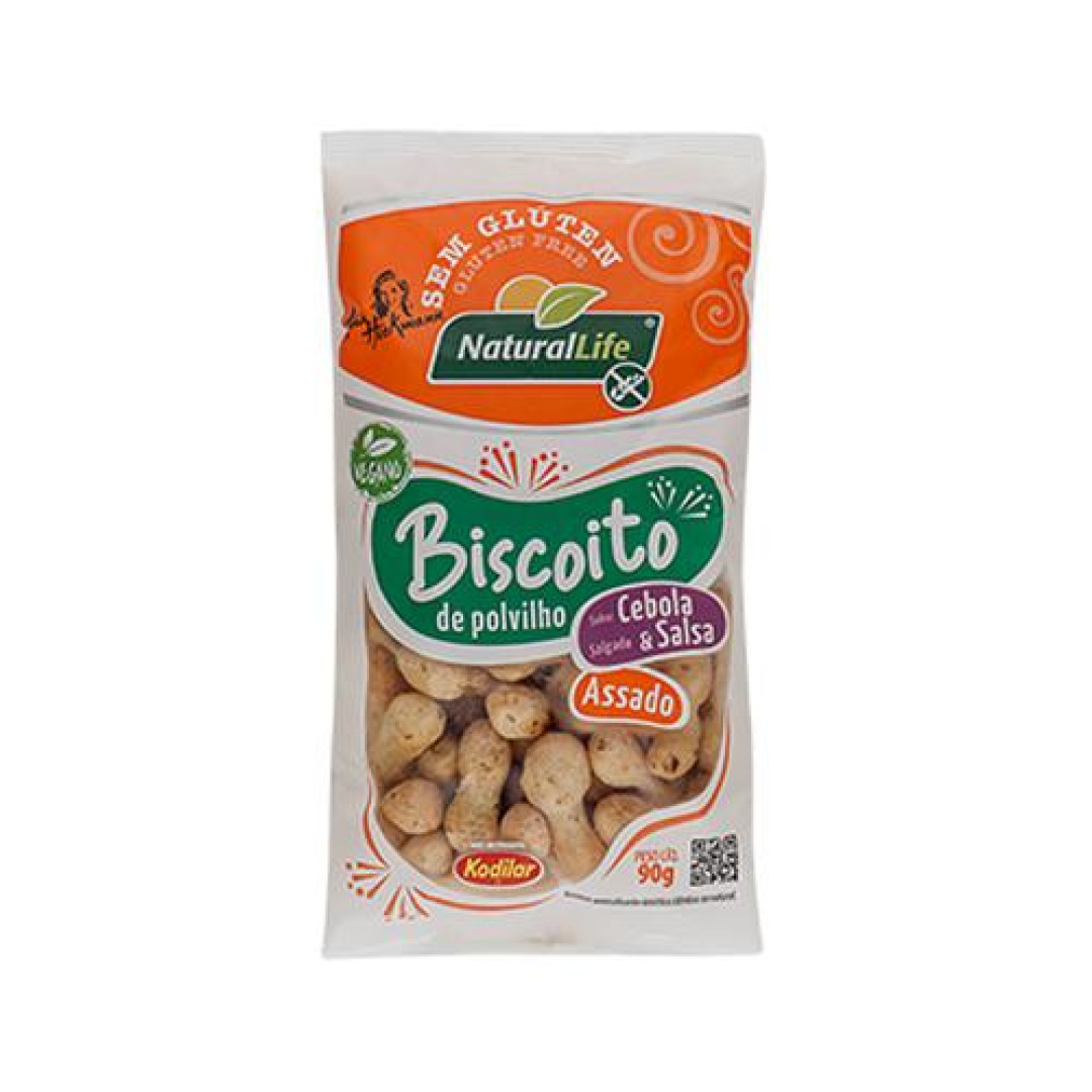 Detalhes do produto Bisc Polvilho Vegano 90Gr Natural Ceb.salsa