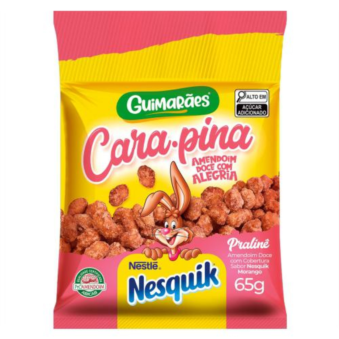 Detalhes do produto Amendoim Praline Nesquik 65Gr Guimaraes Doce