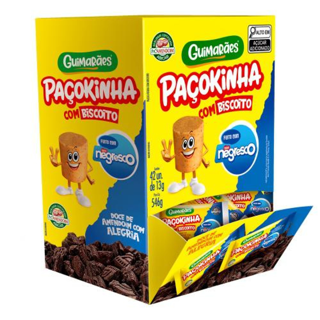 Detalhes do produto Pacoca Rolha Negresco 546Gr Guimaraes .