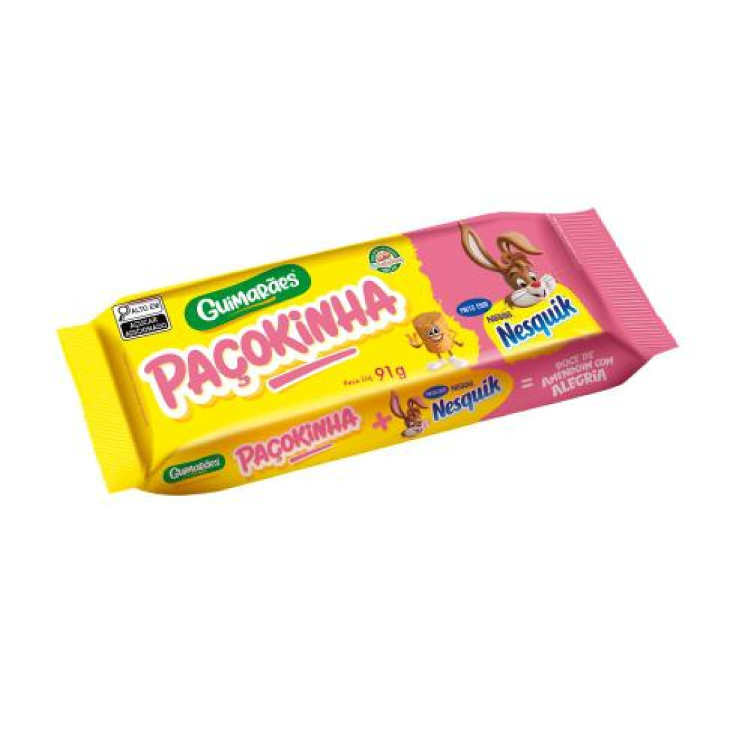 Detalhes do produto Pacoca Rolha Nesquik 91Gr Guimaraes .