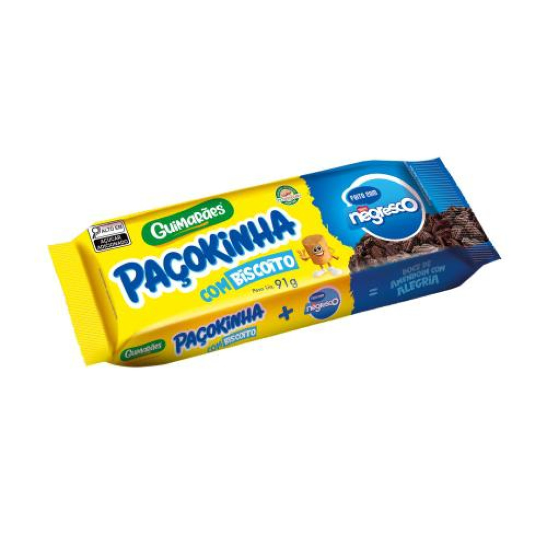 Detalhes do produto Pacoca Rolha Negresco 91Gr Guimaraes .