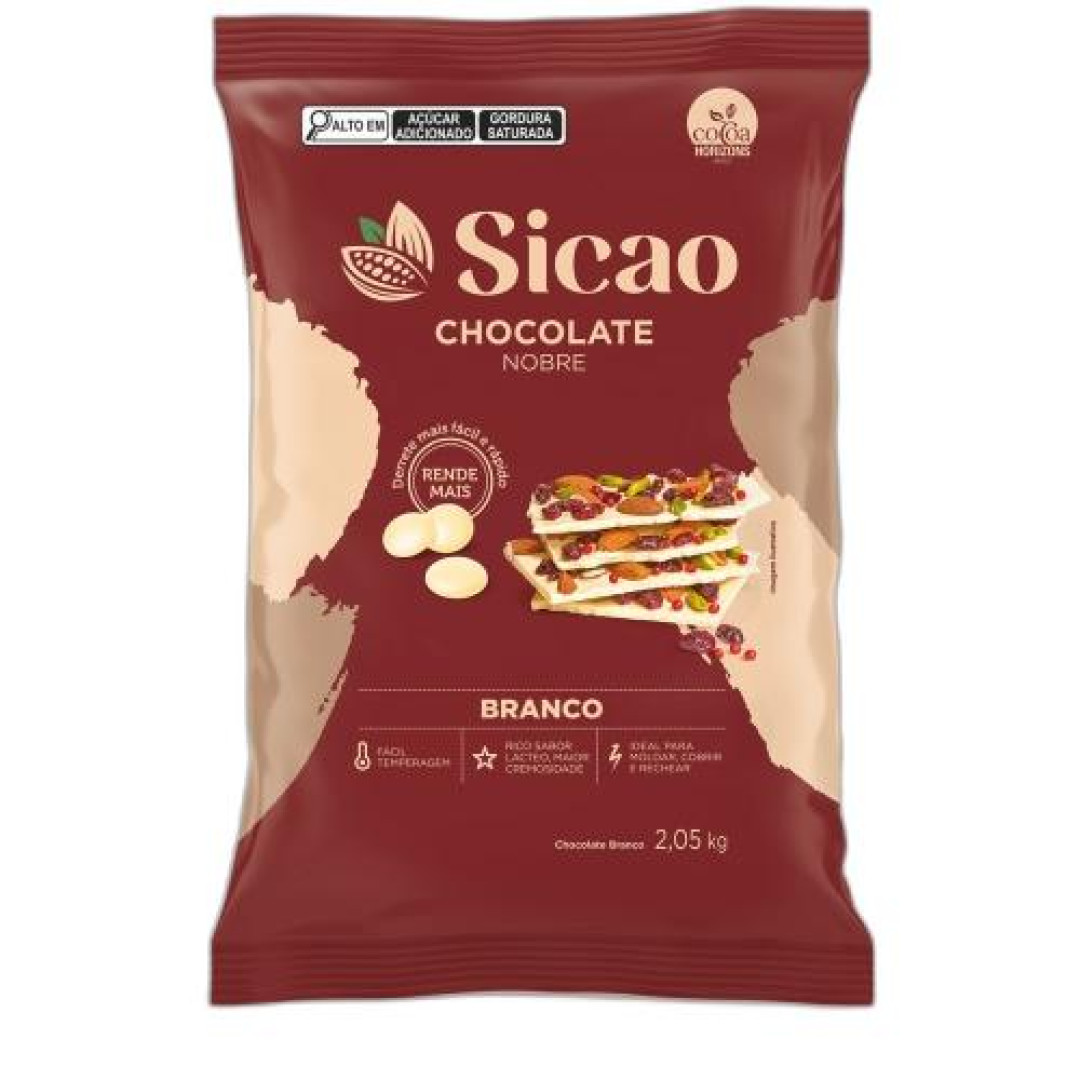 Detalhes do produto Cobert Gotas Nobre 2,05Kg Sicao Choc Bco