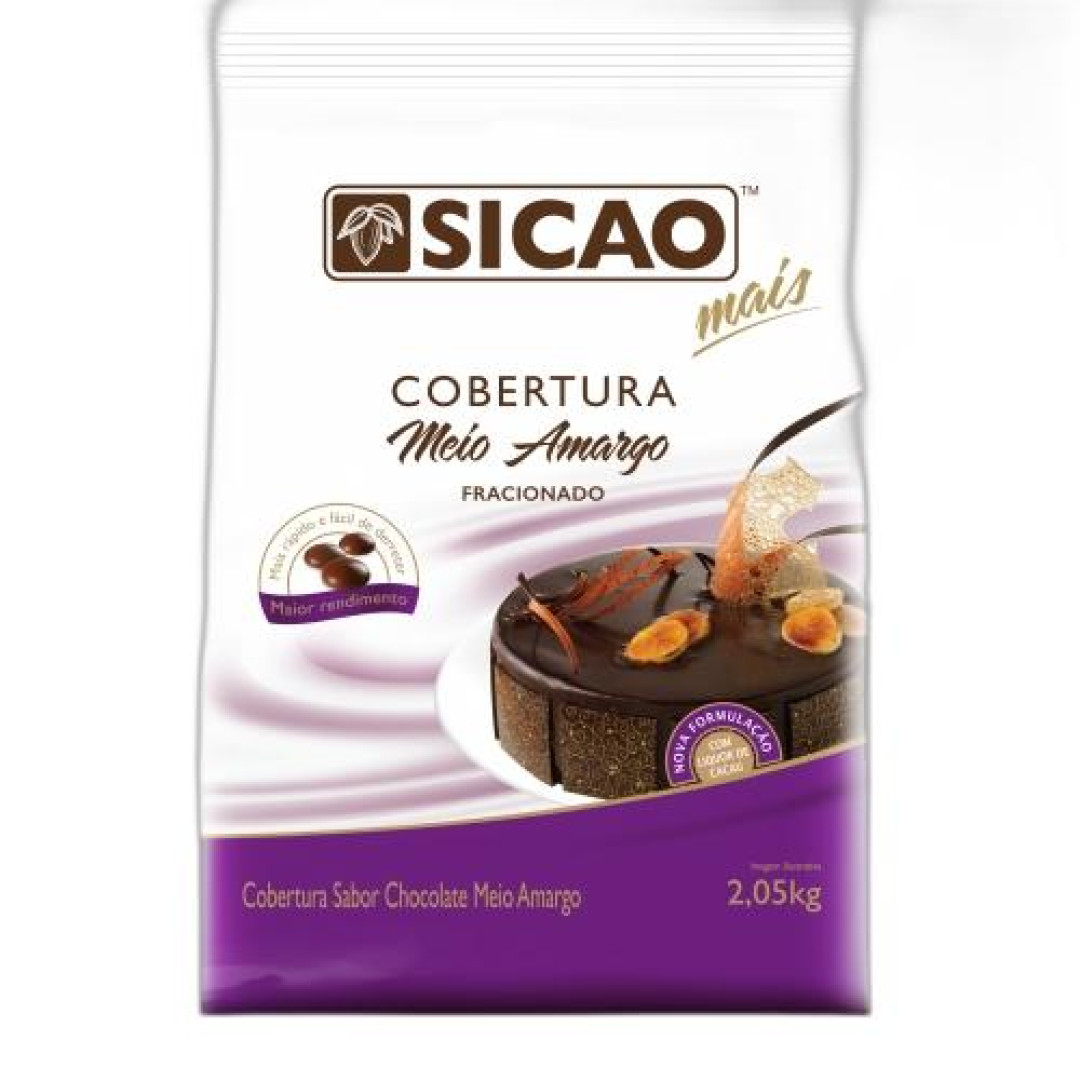 Detalhes do produto Cobert Frac Gotas Mais 2,05Kg Sicao Meio Amargo