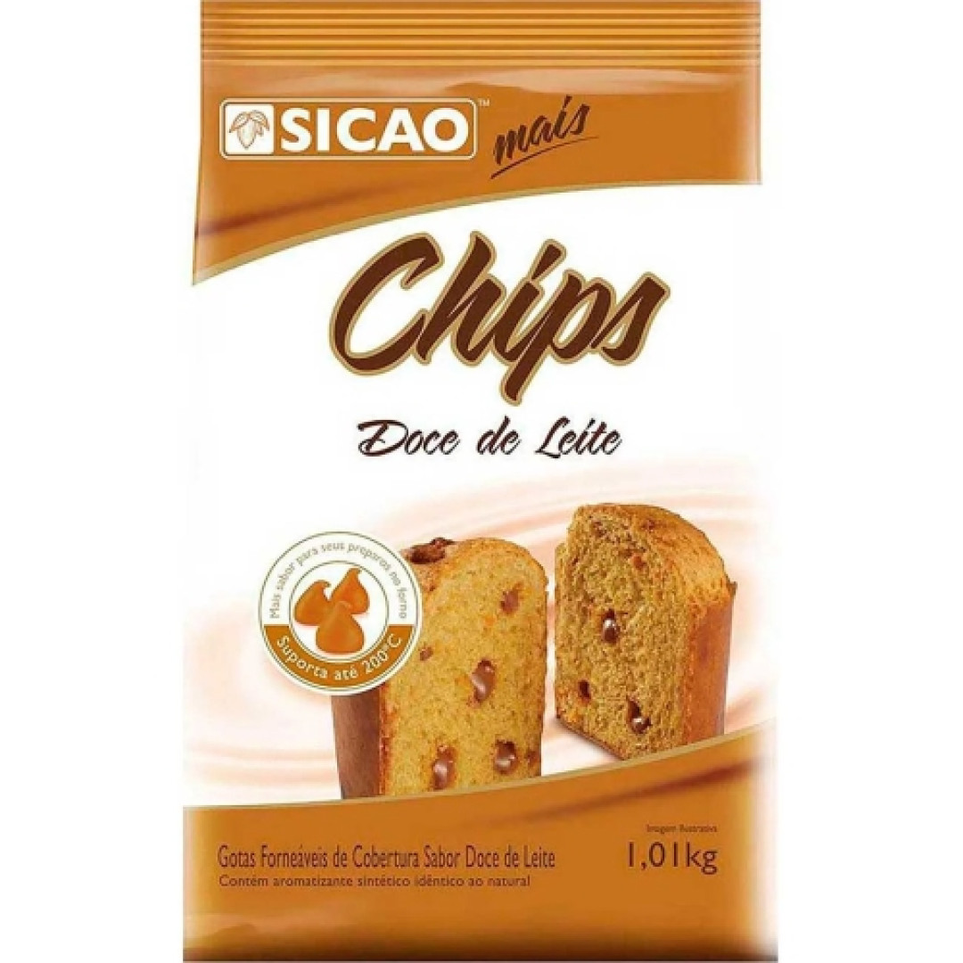 Detalhes do produto Cobert Gotas Chips 1,01Kg Sicao Doce Leite