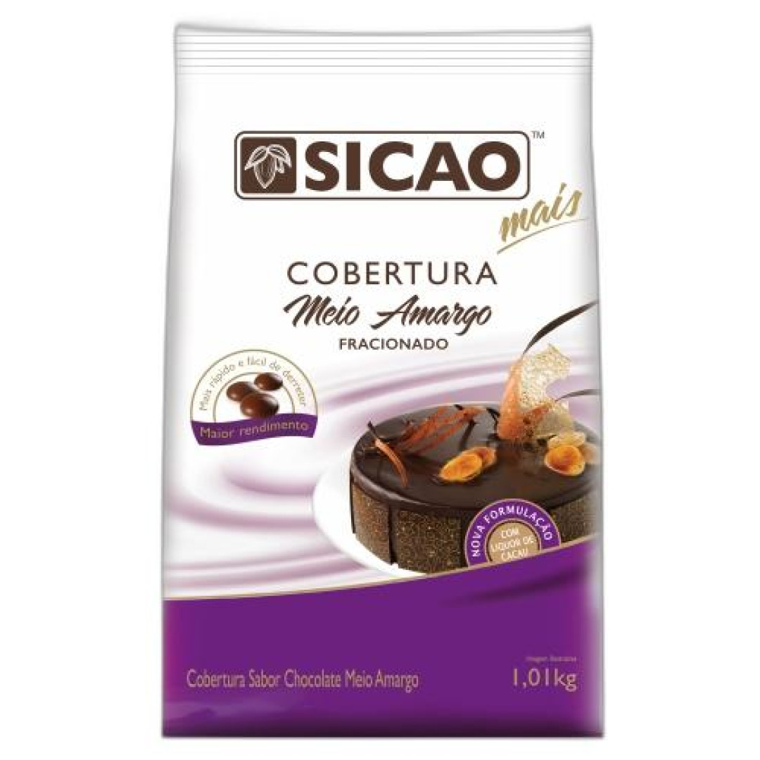 Detalhes do produto Cobert Frac Gotas Mais 1,01Kg Sicao Meio Amargo