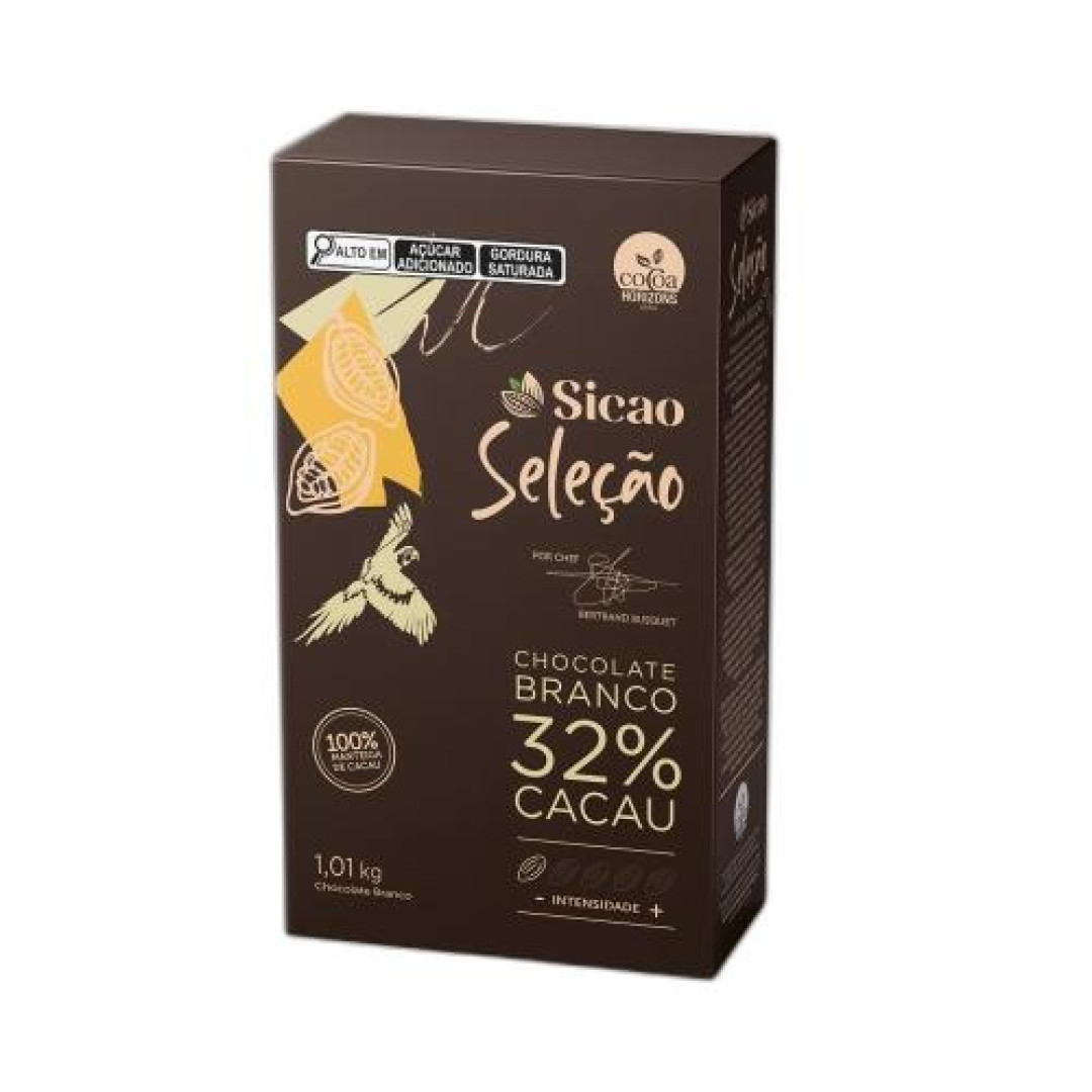 Detalhes do produto Choc Selecao 32% 1,01Kg Sicao Choc Bco