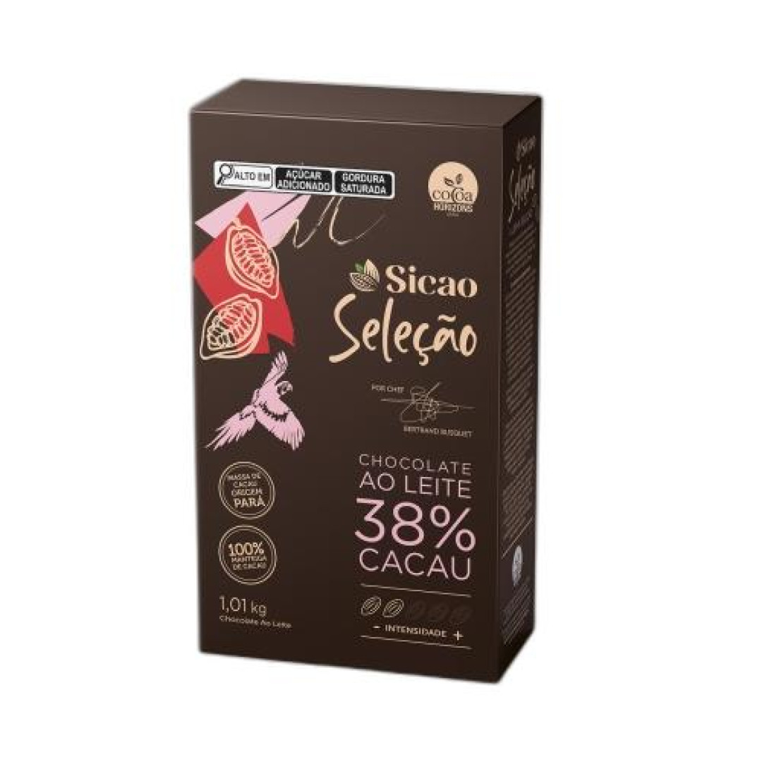 Detalhes do produto Choc Selecao 38% 1,01Kg Sicao Ao Leite