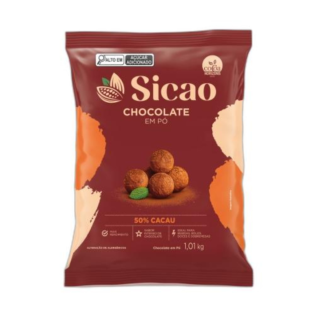 Detalhes do produto Choc Po 50% 1,01Kg Sicao .