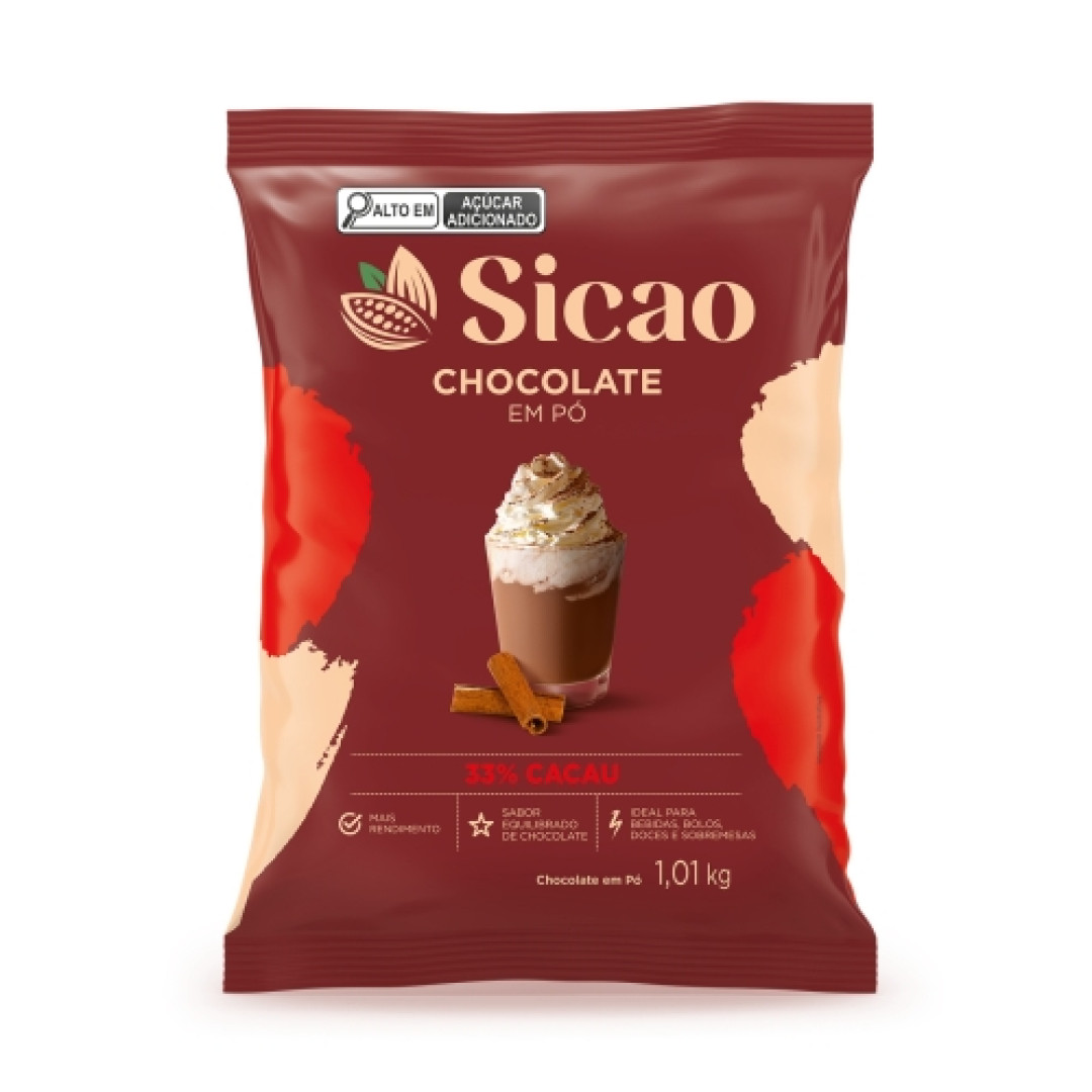 Detalhes do produto Choc Po 33% 1,01Kg Sicao .