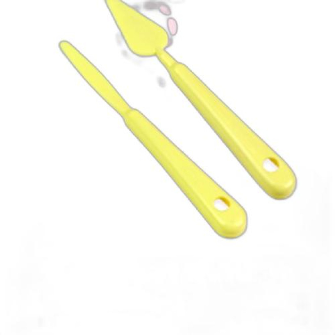 Detalhes do produto X Kit Espatula Artistica 2Un Bluestar Amarelo