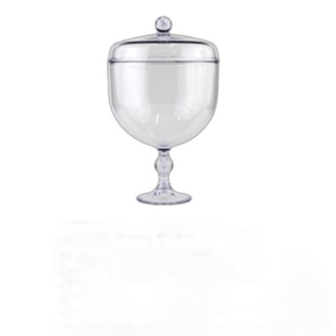Detalhes do produto X Taca Cristal C/tampa 1Un Bluestar Transparente