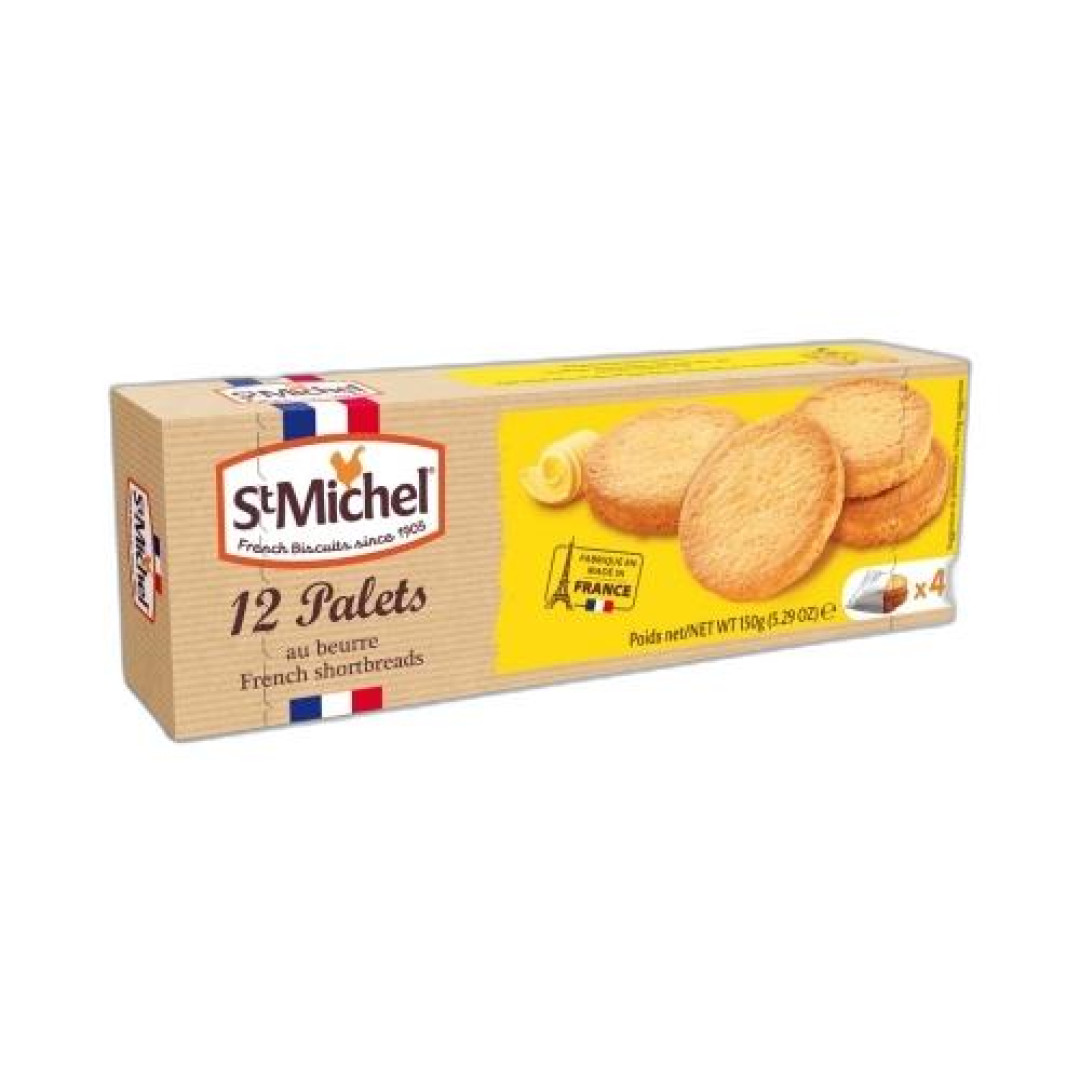 Detalhes do produto Bisc Palets Shortbread 150Gr St Michel Amanteigado