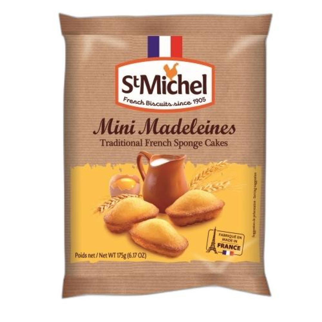 Detalhes do produto Bolo Mini Madeleines 175Gr St Michel Original