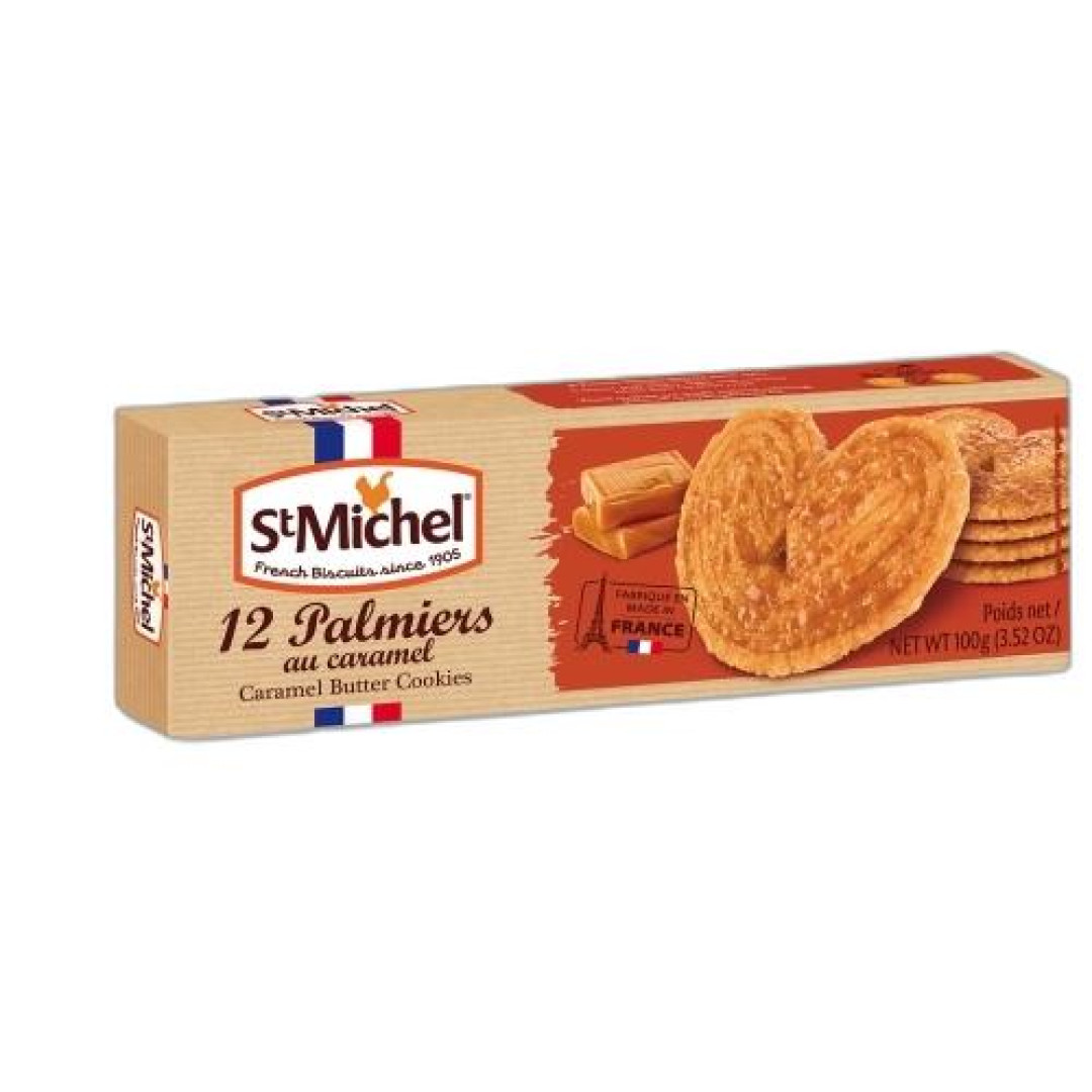 Detalhes do produto Bisc Palmiers 100Gr St Michel Caramelo