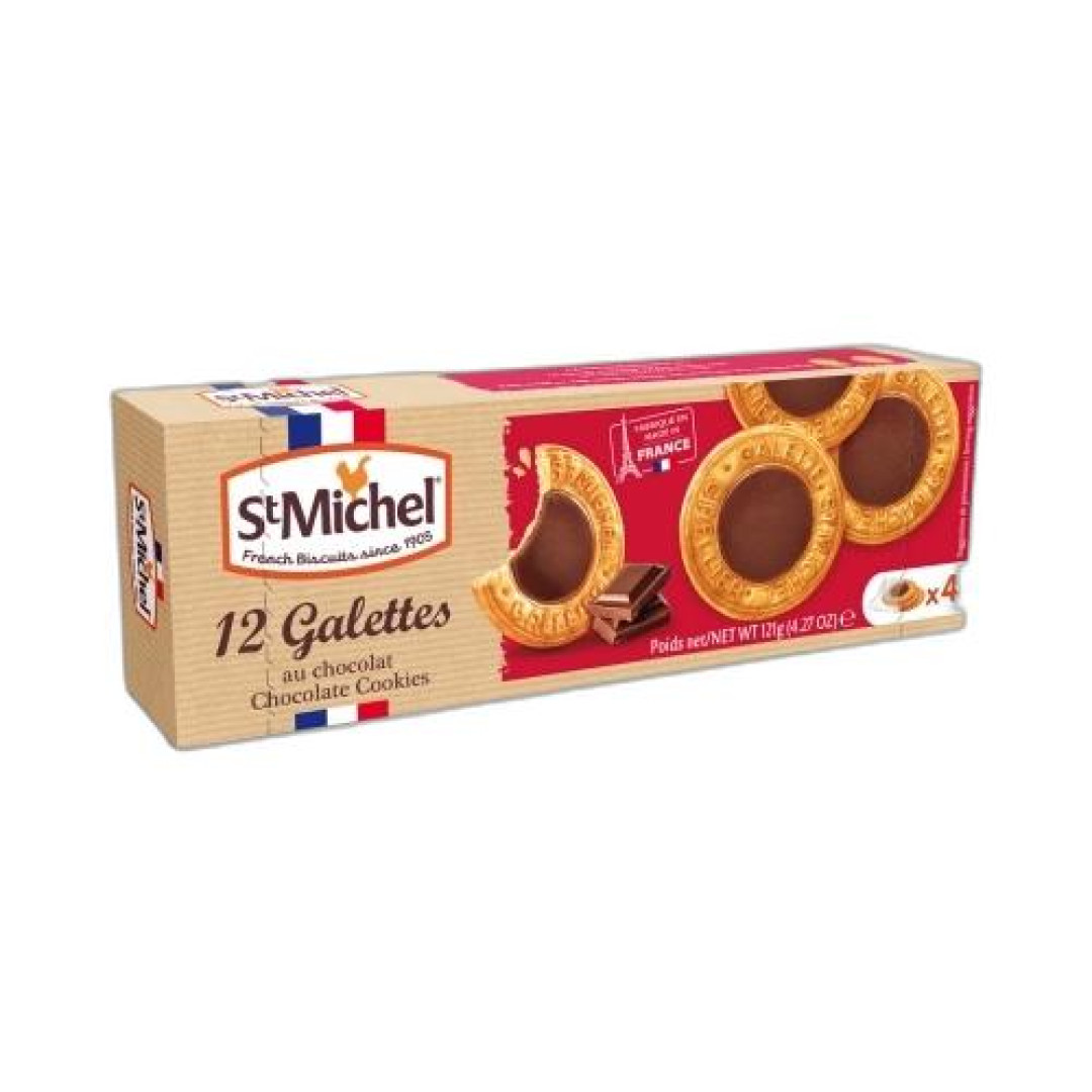 Detalhes do produto Bisc Galettes 121Gr St Michel Chocolate