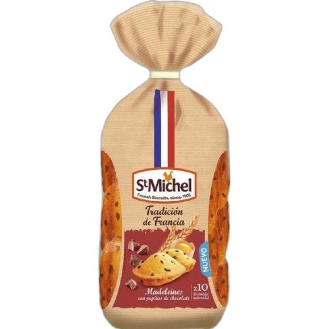 Detalhes do produto Bolo Madeleines 250Gr St Michel Gotas Choc