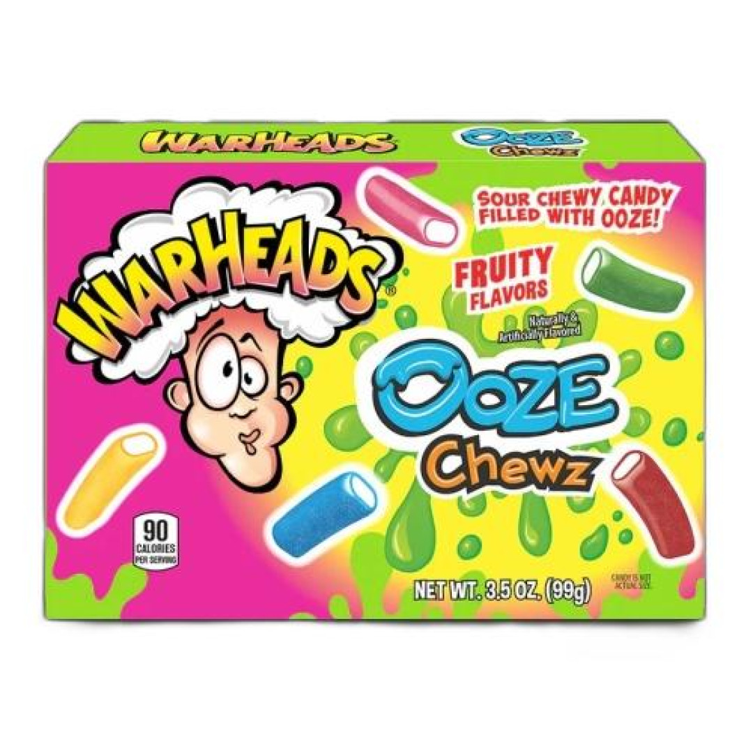 Detalhes do produto Bala Warheads Ooze Chewz 99G Bertolucci Frutas