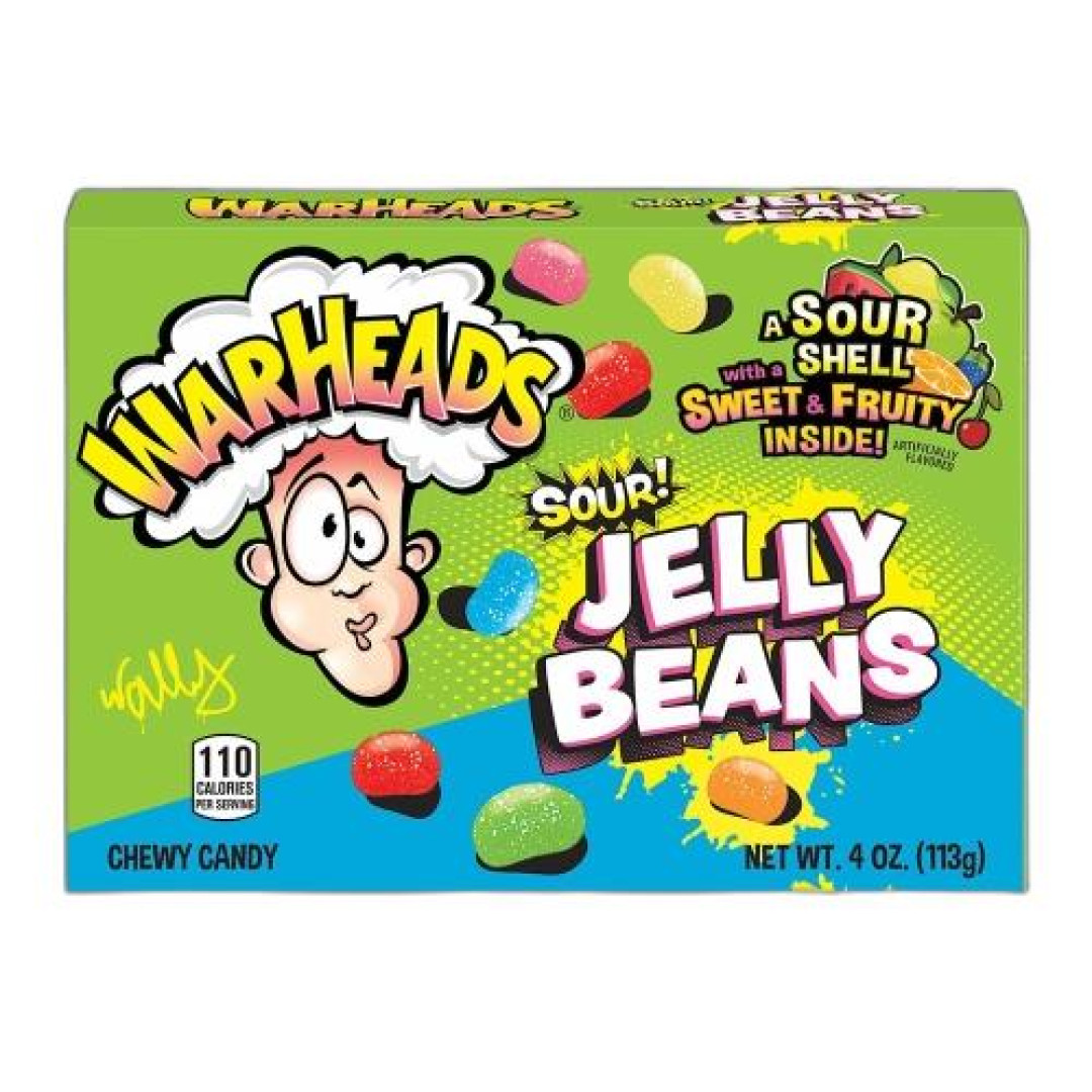 Detalhes do produto Bala Warheads Sour Jelly 113G Bertolucc Frutas