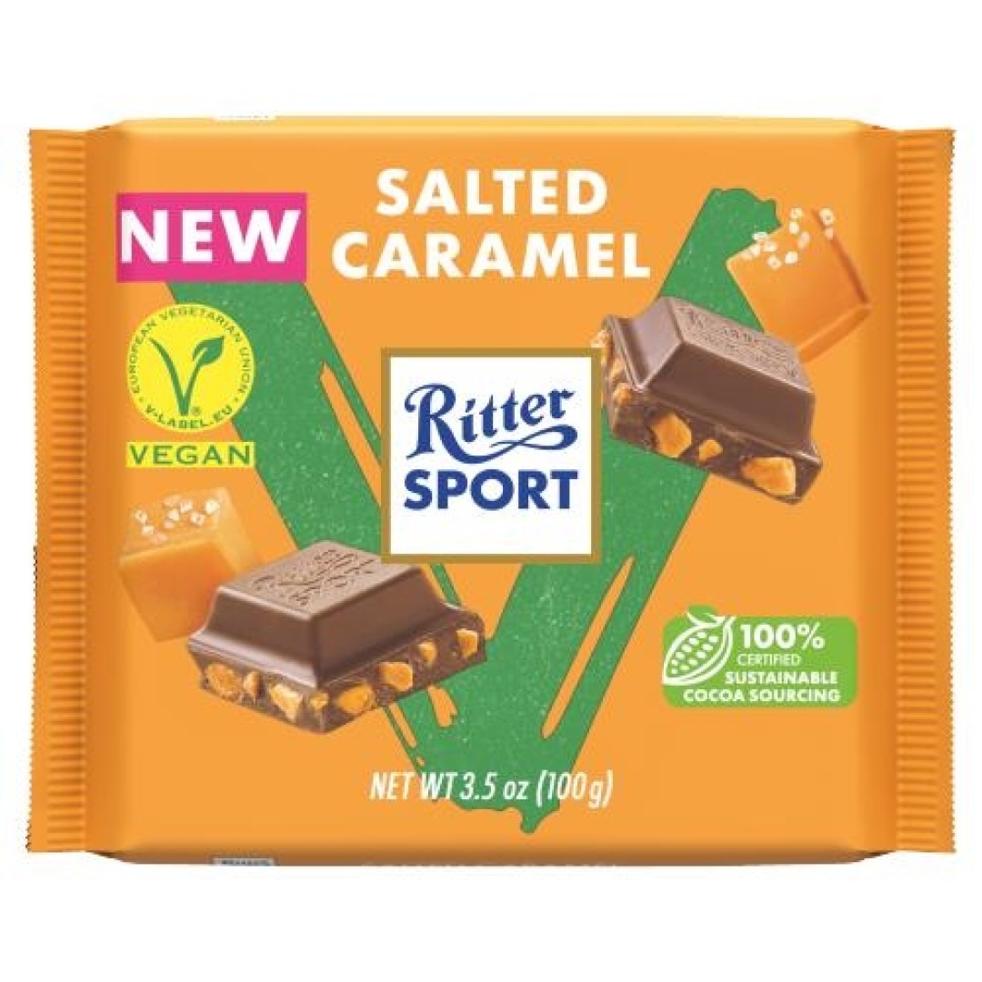 Detalhes do produto Choc Ritter Vegan Saltedcar 100Gr Alpha Caramel Salgado