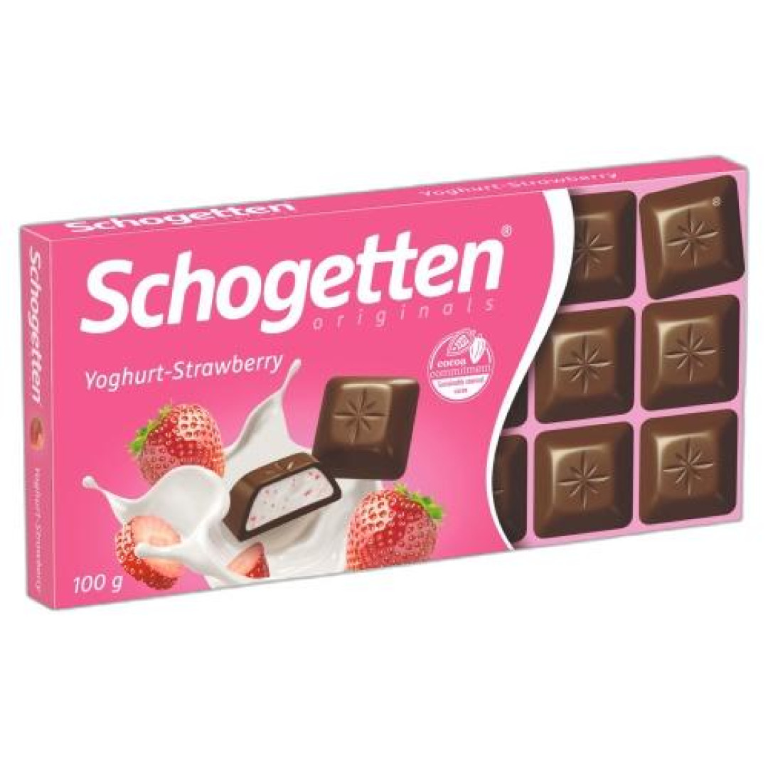 Detalhes do produto Choc Rech Schogetten 100Gr Bertolucci Choc.morango