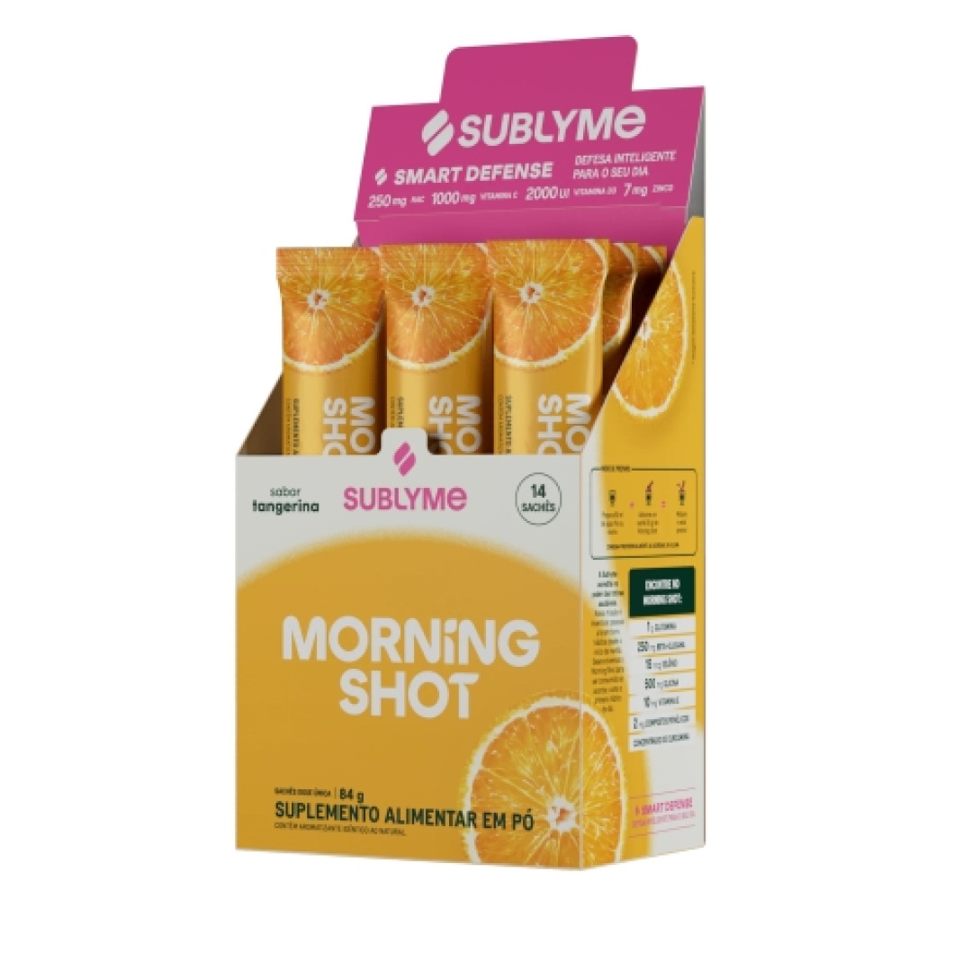 Detalhes do produto Supl Alim Morning Shot Sc 6Gr Sublyme Tangerina