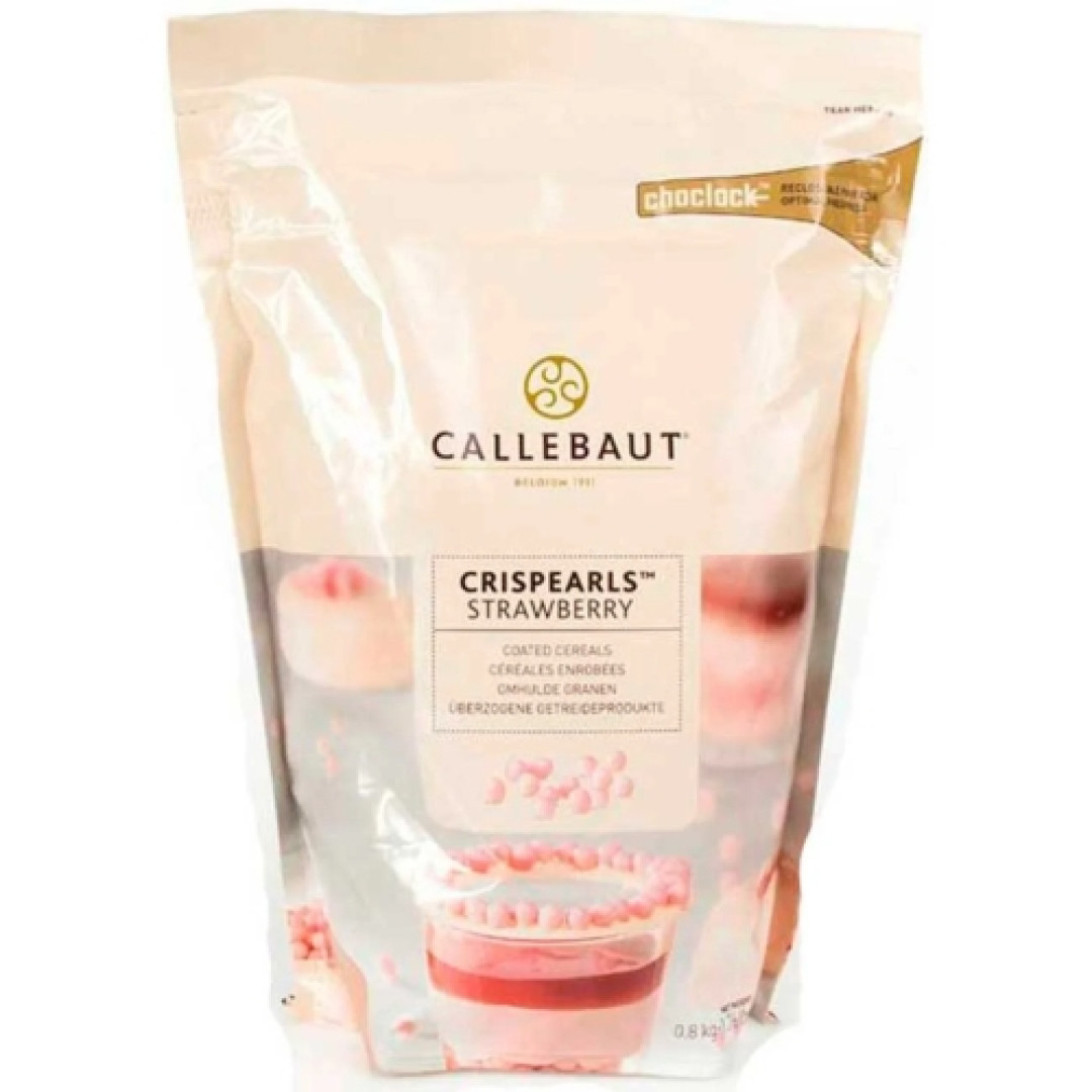 Detalhes do produto Choc Crispearls 800Gr Callebault  Morango