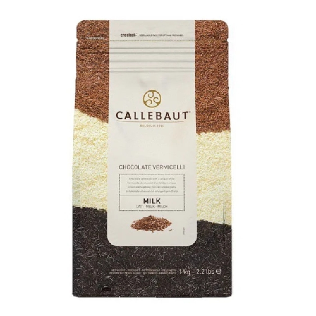 Detalhes do produto Choc Granulado Vermicelli 1Kg Callebaul  Leite