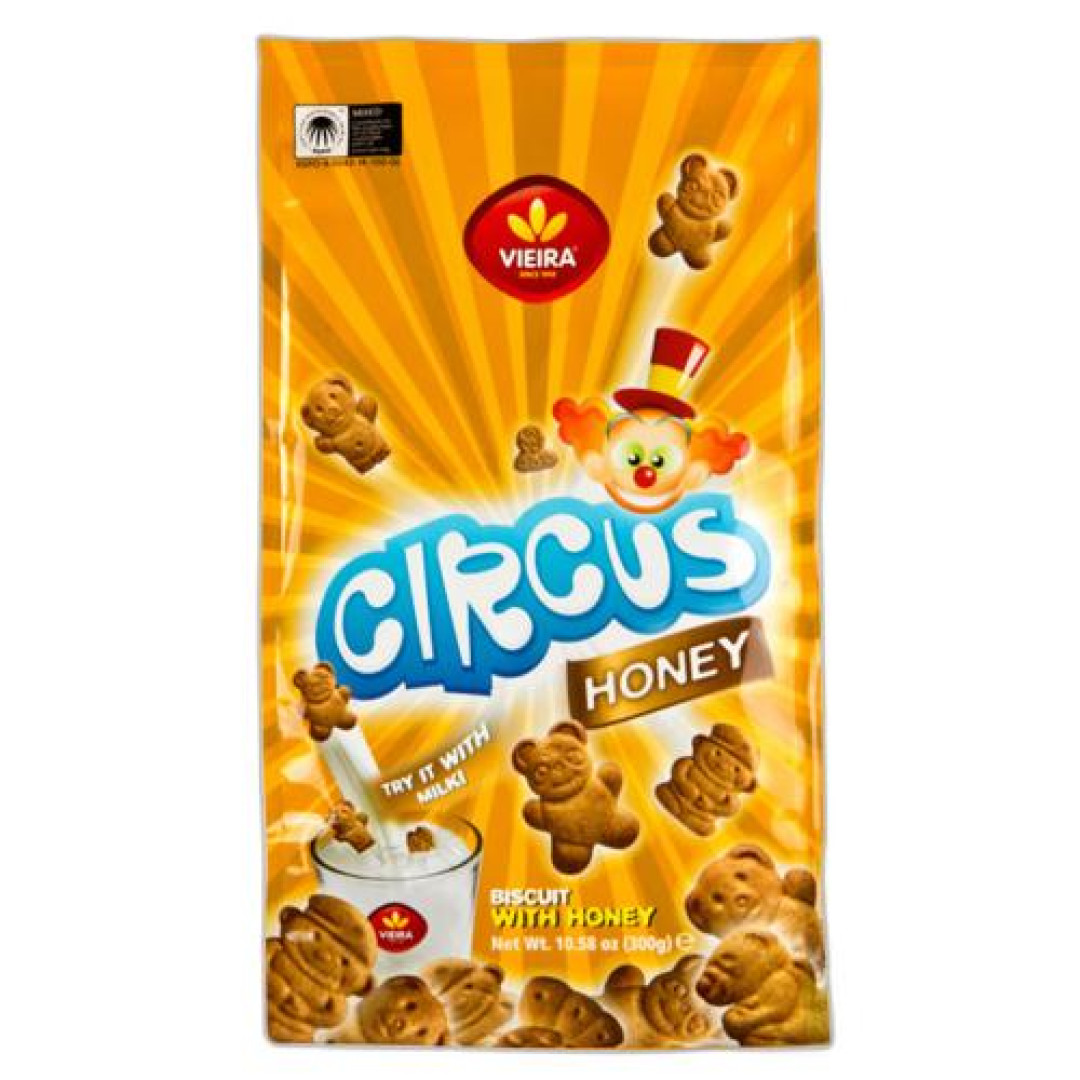 Detalhes do produto Bisc Circus 300Gr Vieira Mel