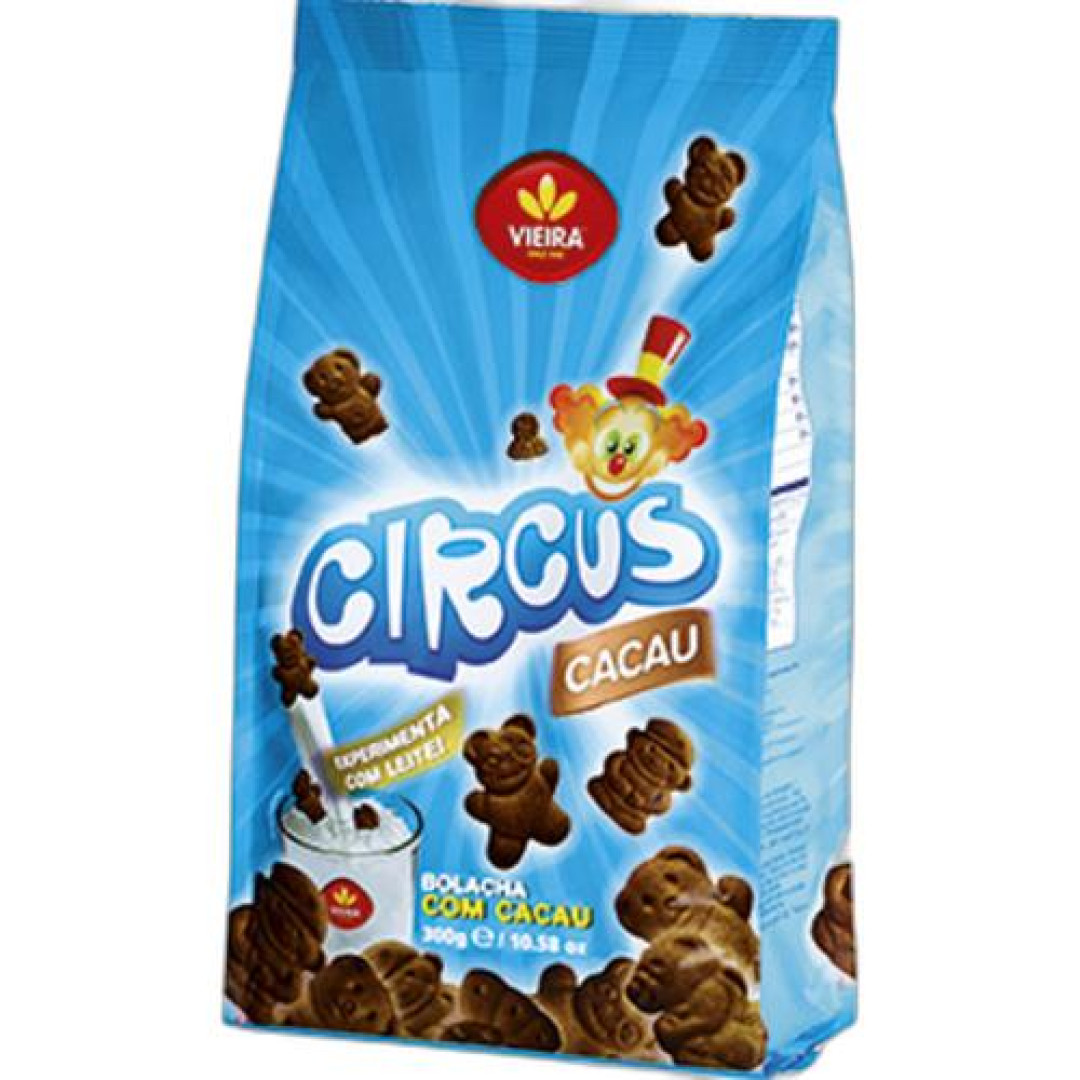 Detalhes do produto Bisc Circus 300Gr Vieira Cacau